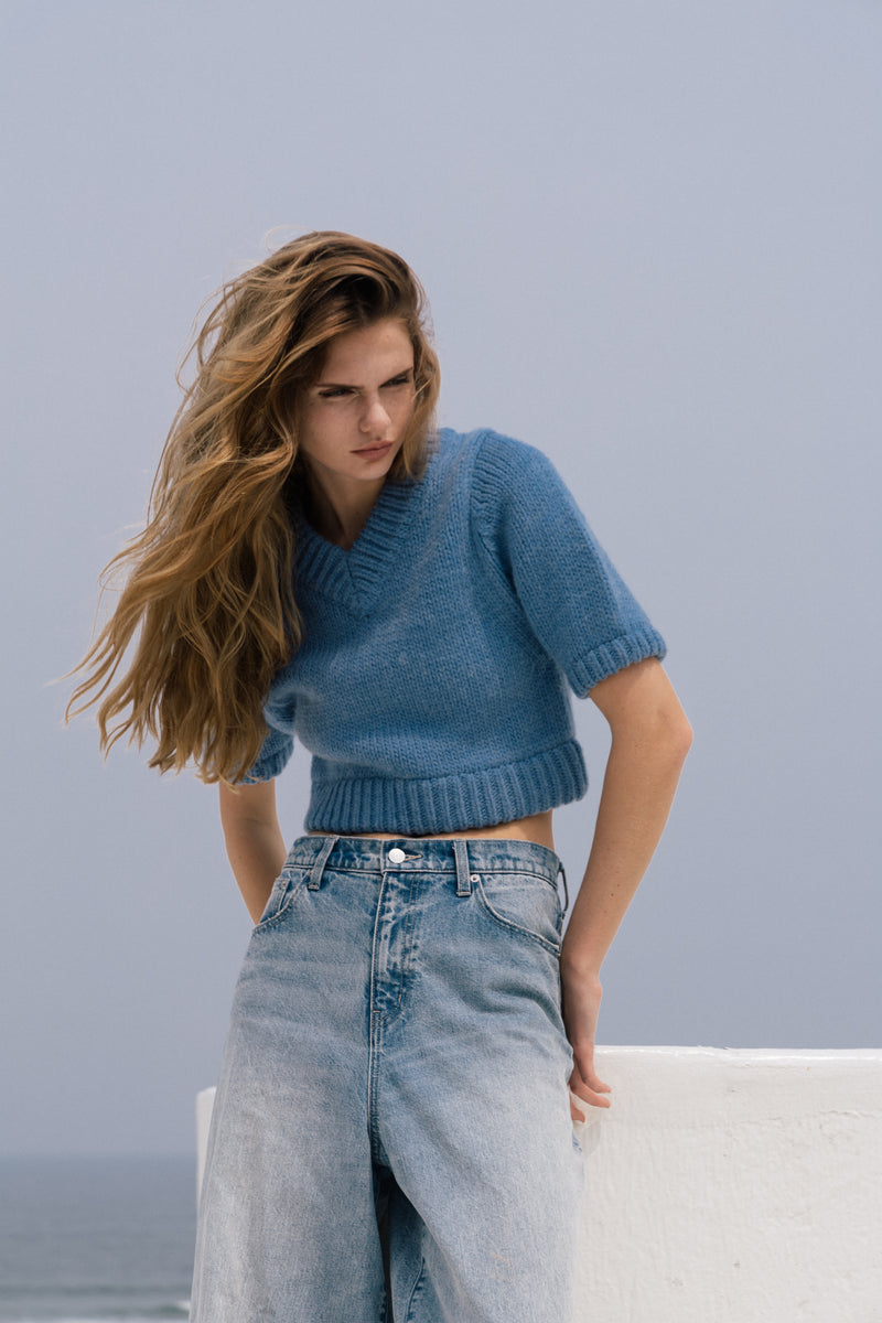 Baklava Crop Knit
