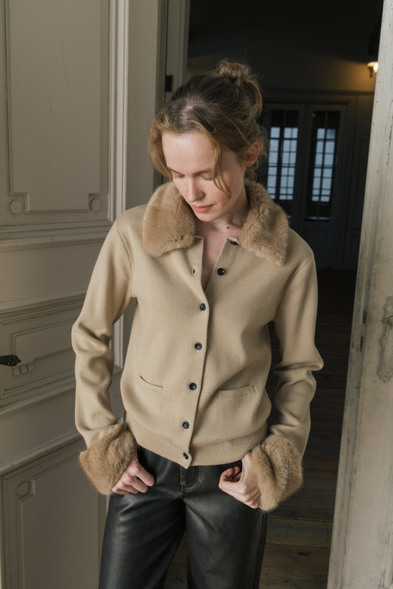 Tervo Fur Cardigan