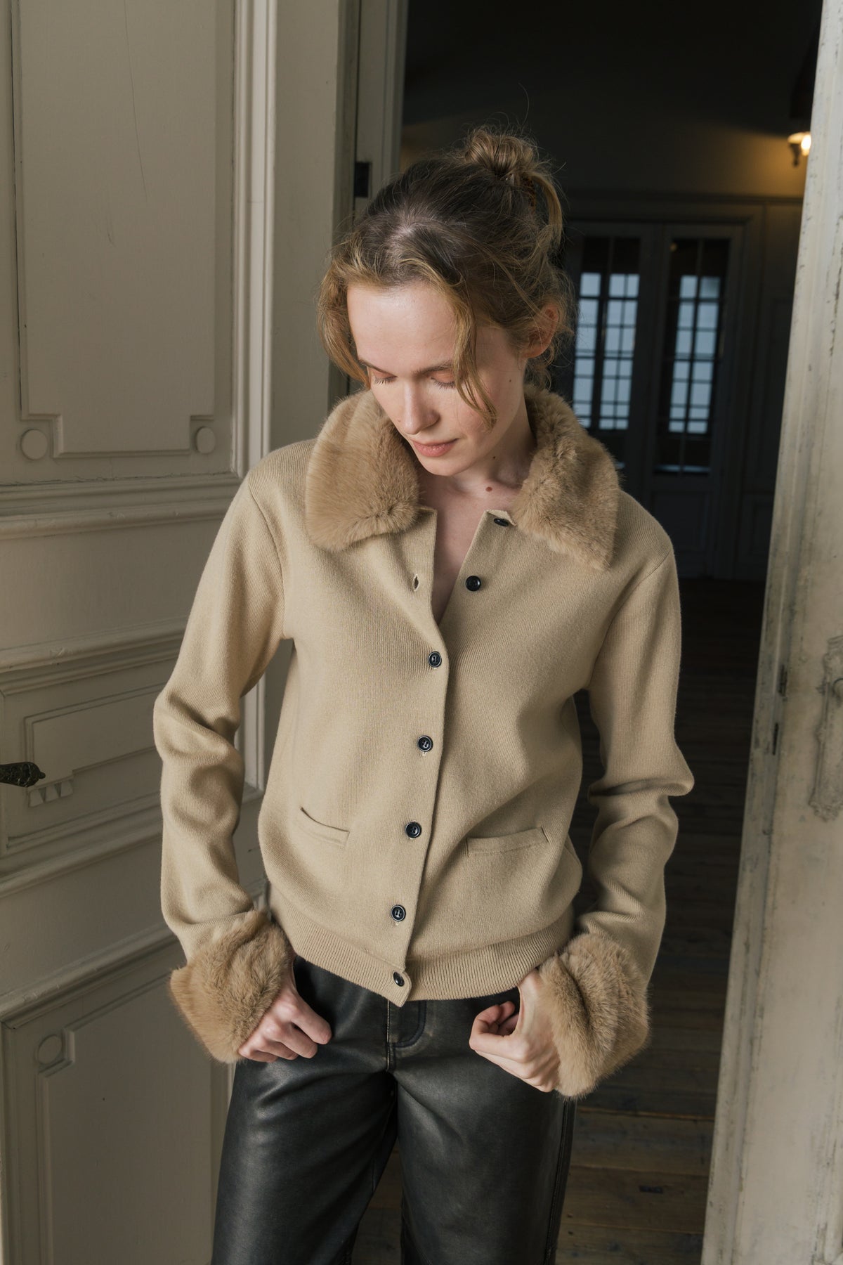 Tervo Fur Cardigan