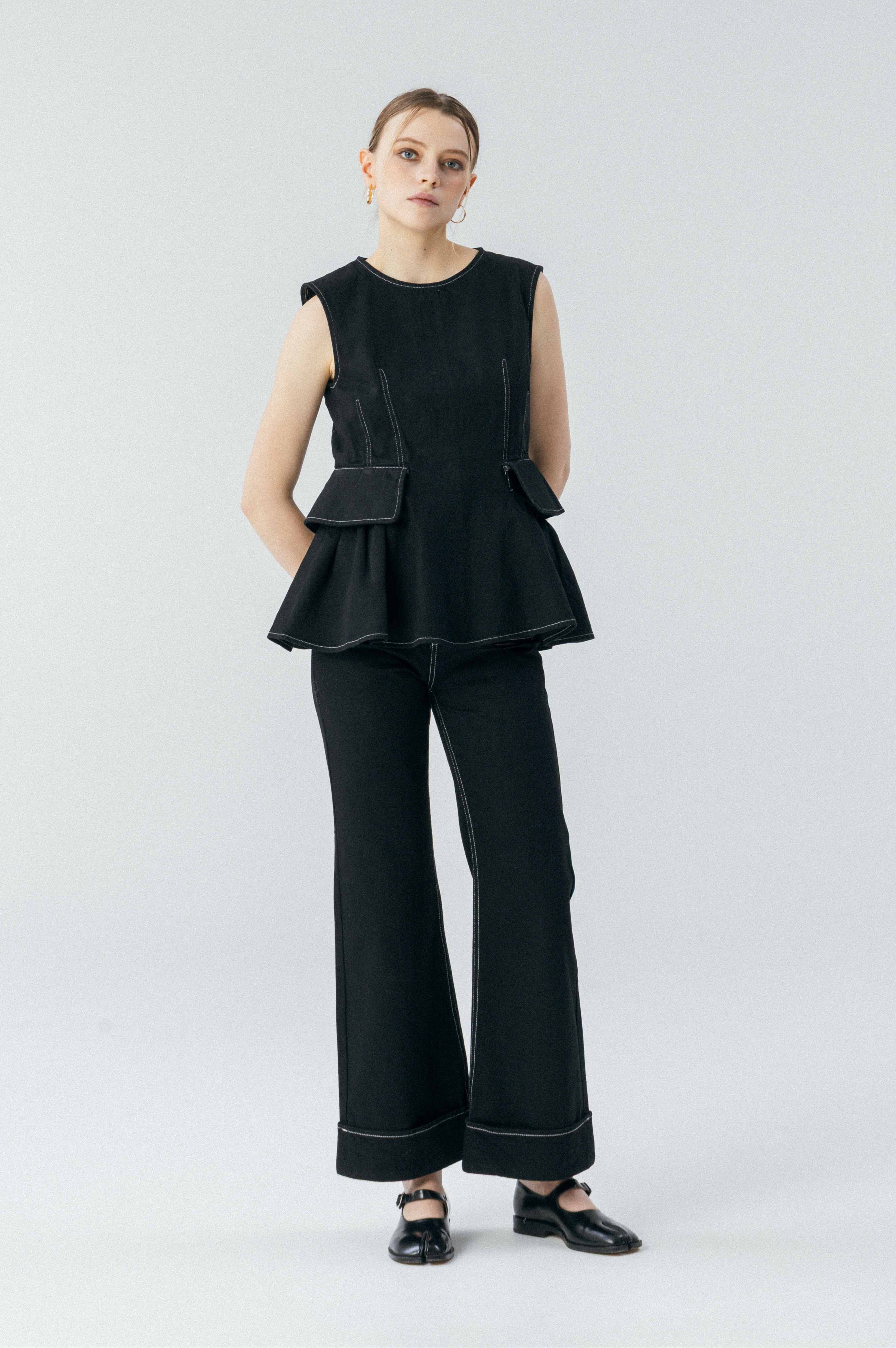 Pericles Peplum Top