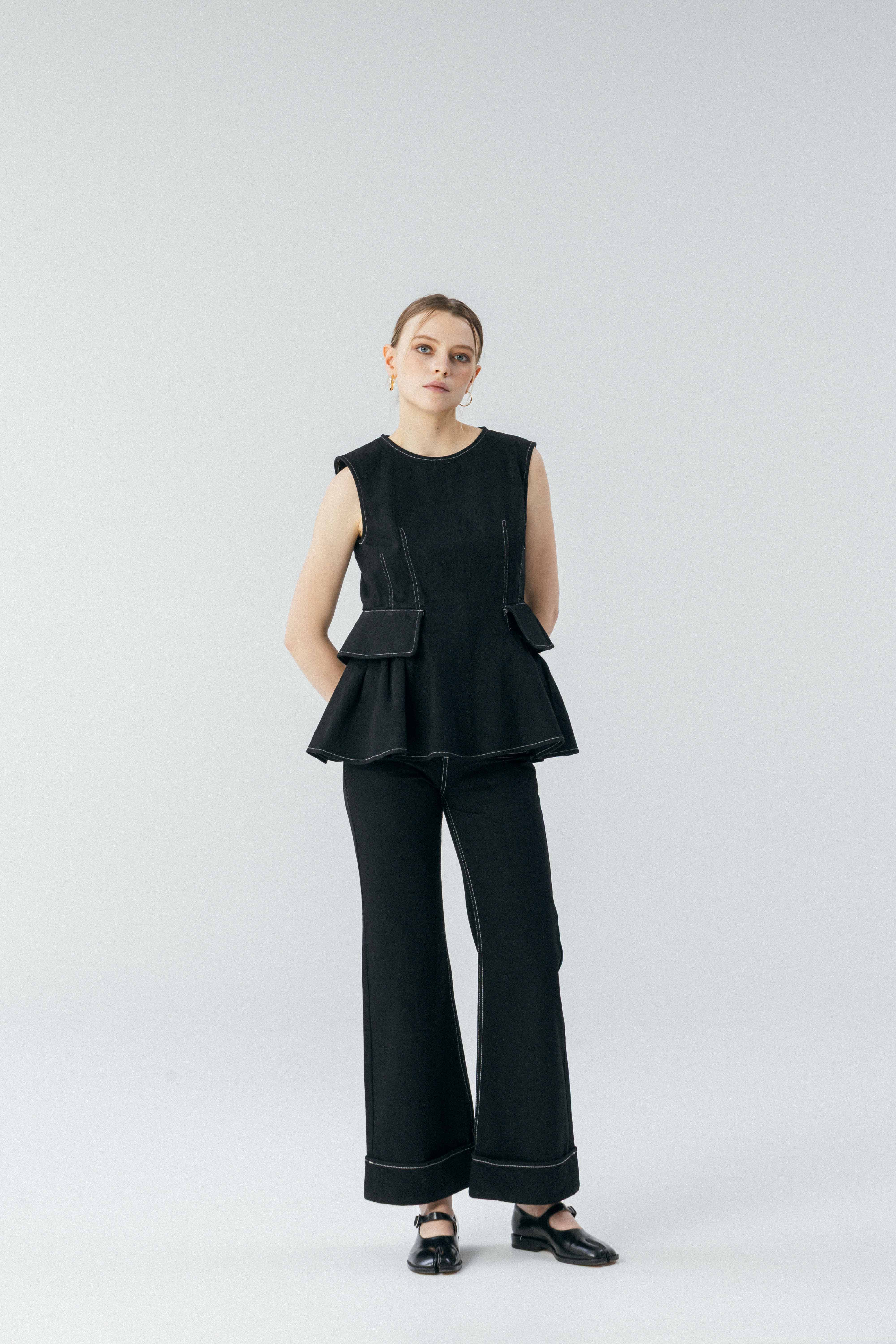 Pericles Peplum Top