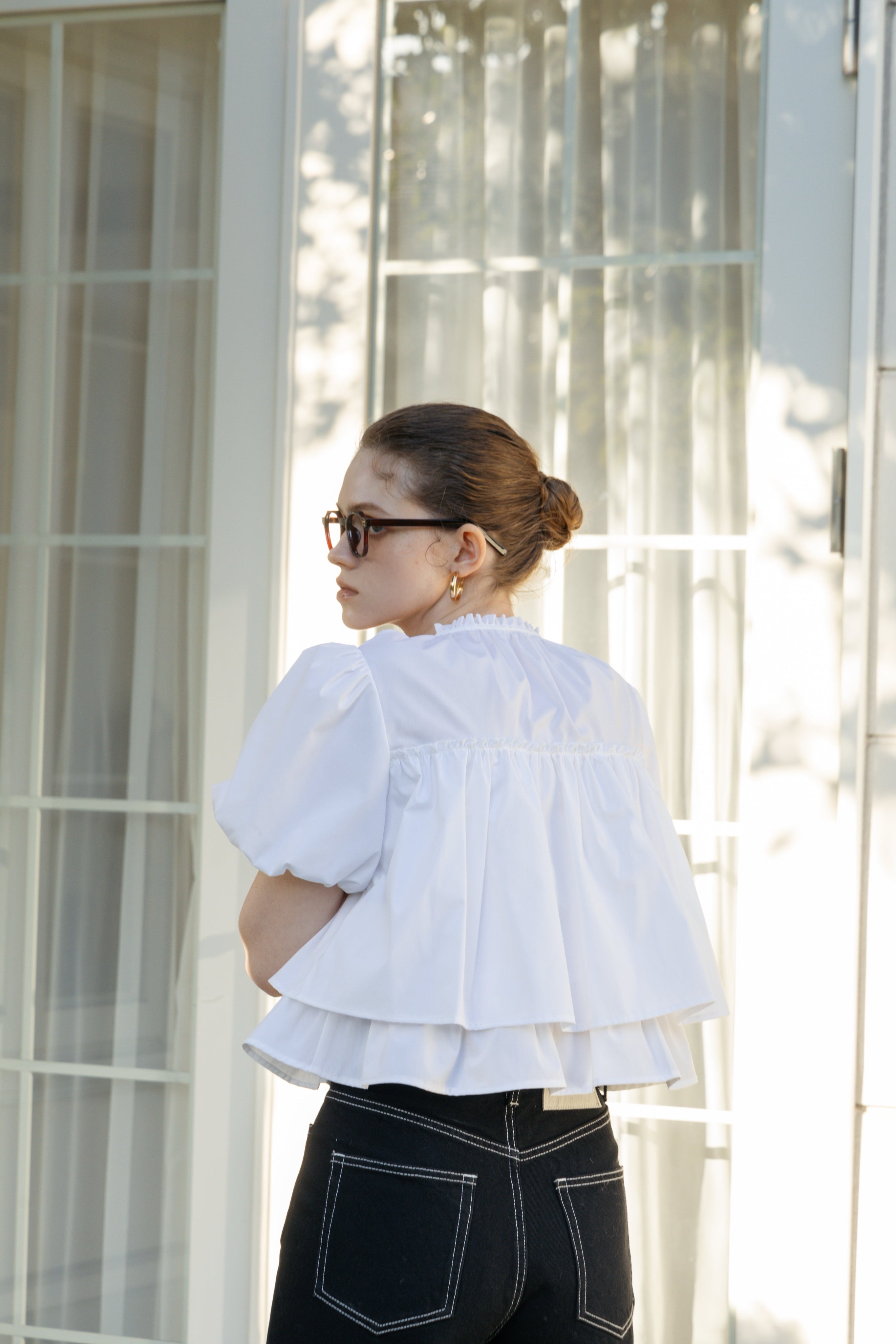 Porto Puff Blouse