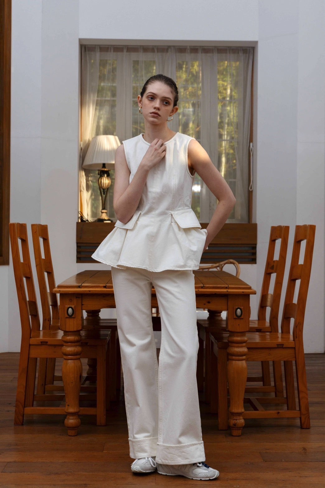 Pericles Peplum Top