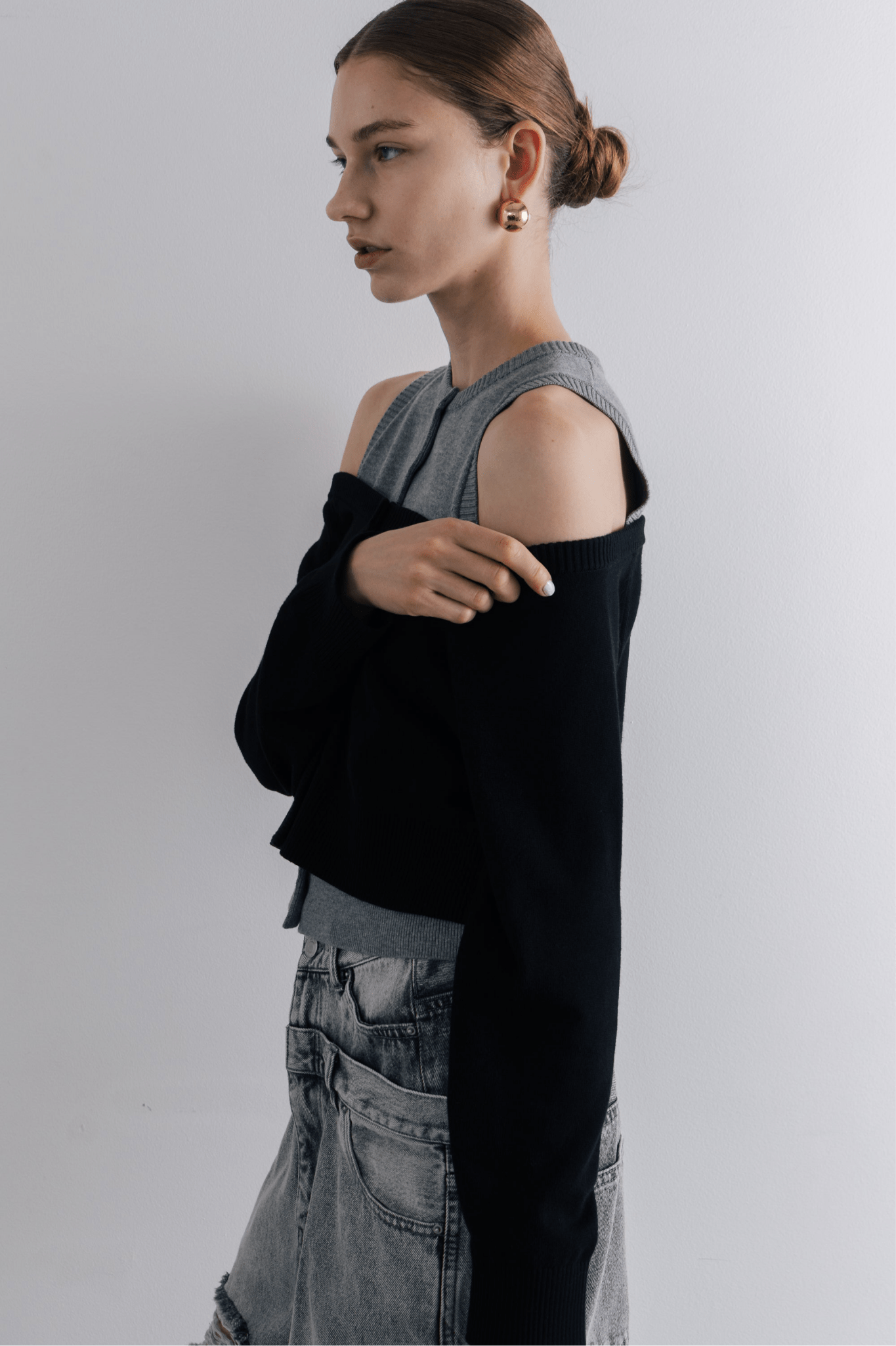 Celle layered Cardigan