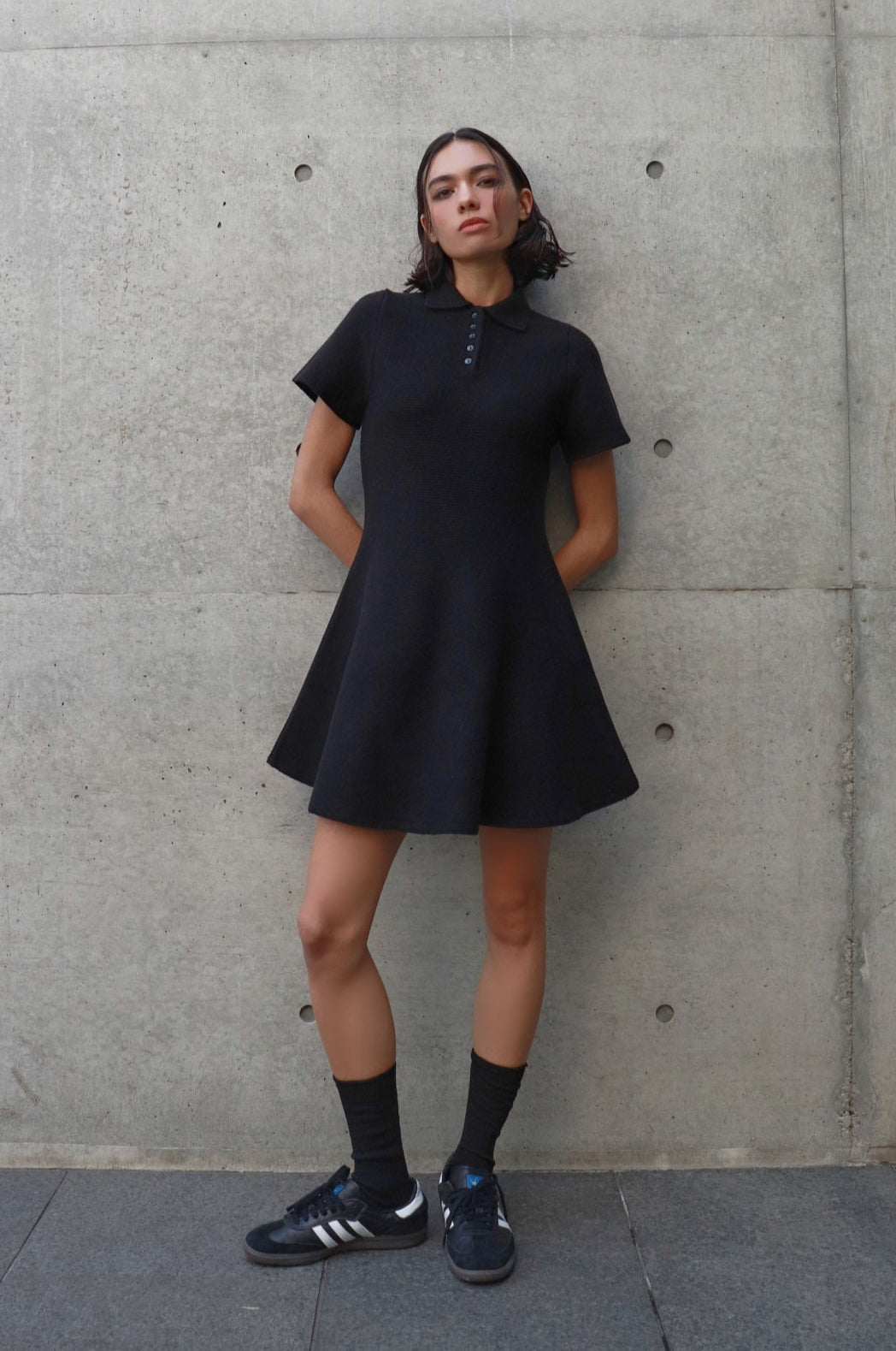 Reims Short Sleeve Flare Onepiece
