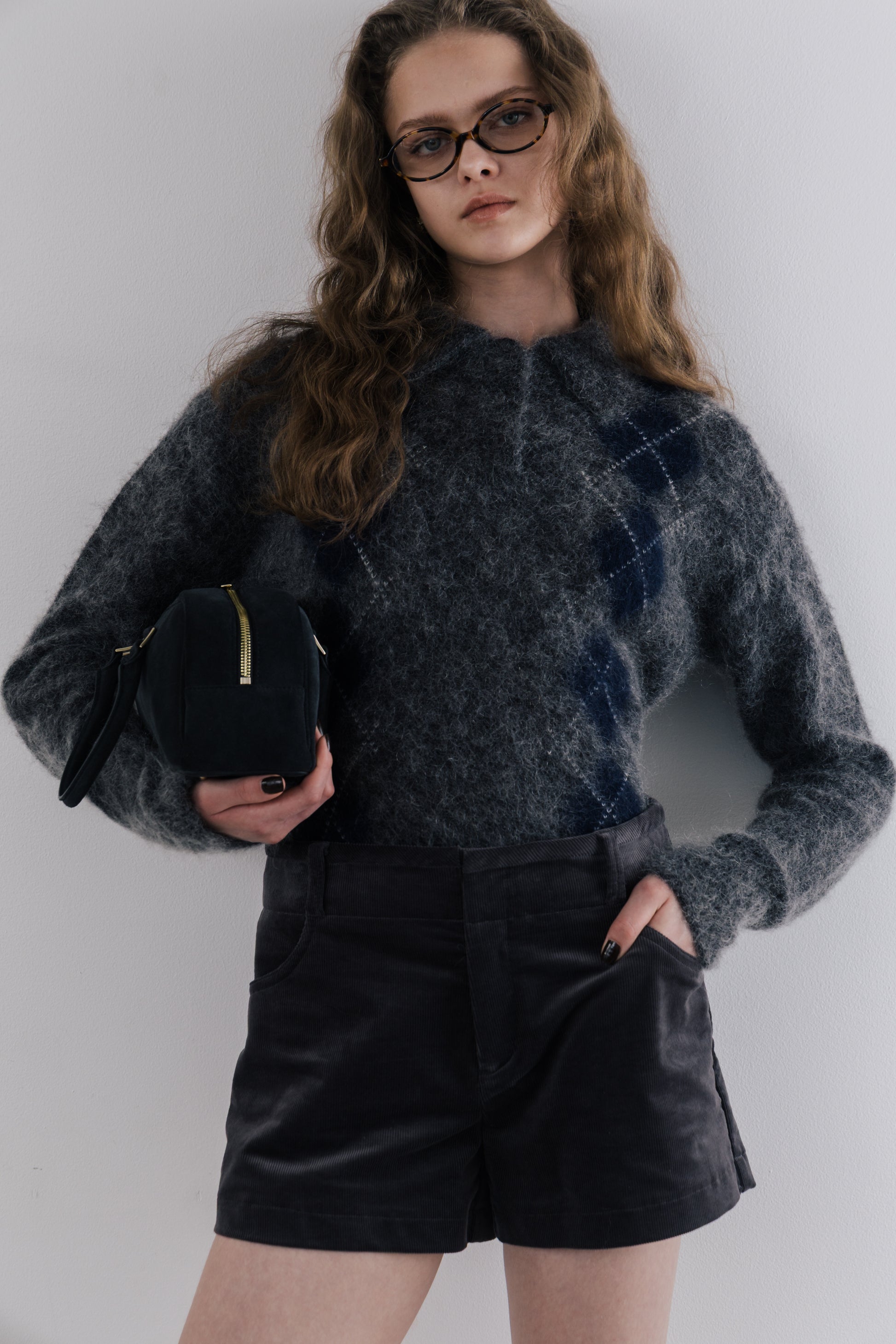 Marien Argyle Knit