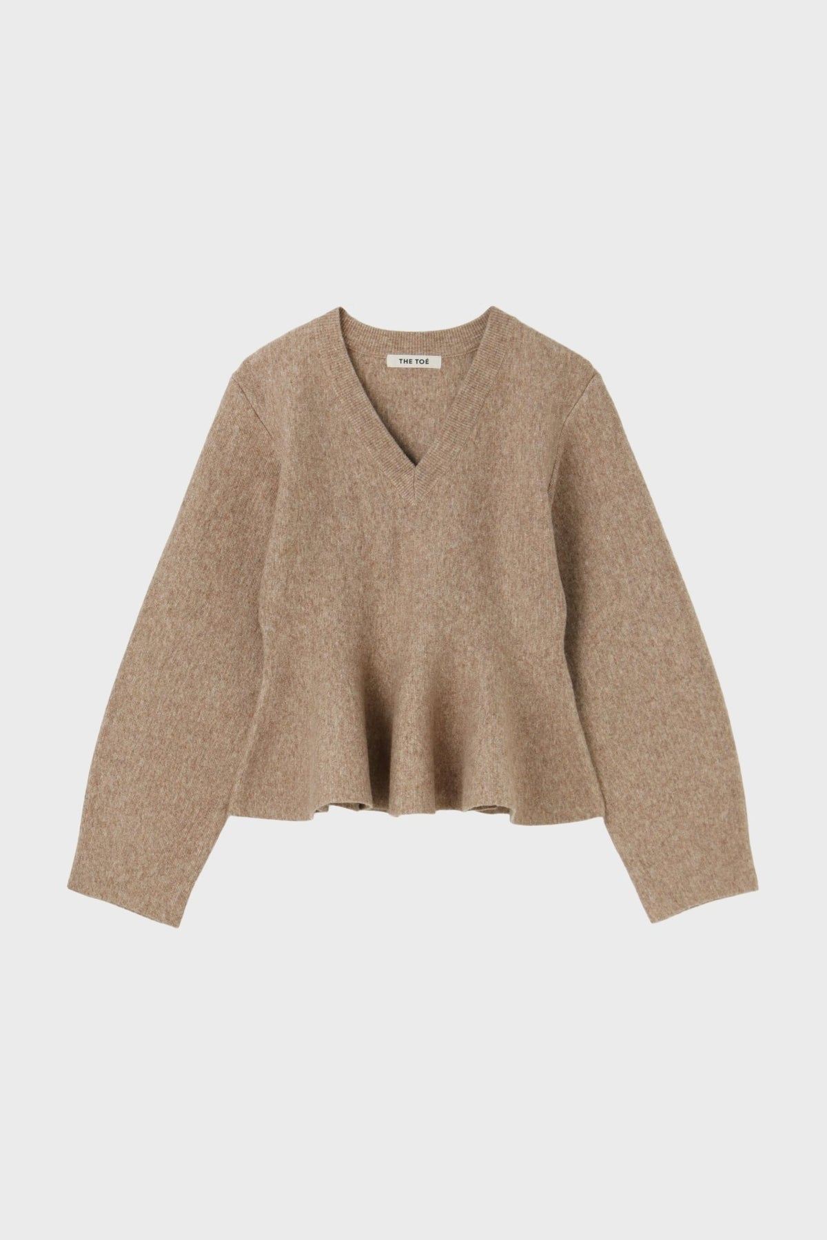 Lonna Vneck Peplum Knit