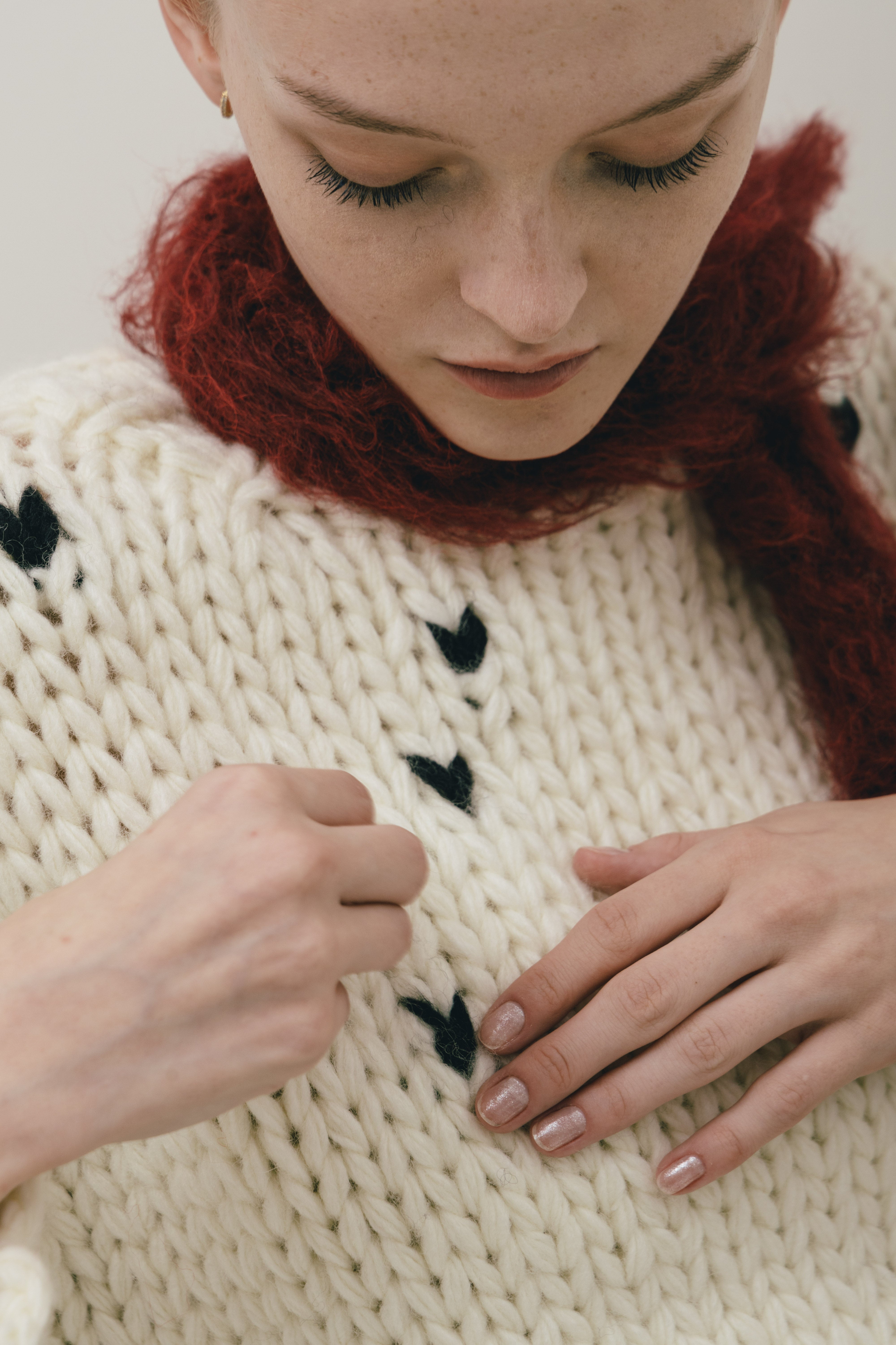 Notting-Hill heart knit