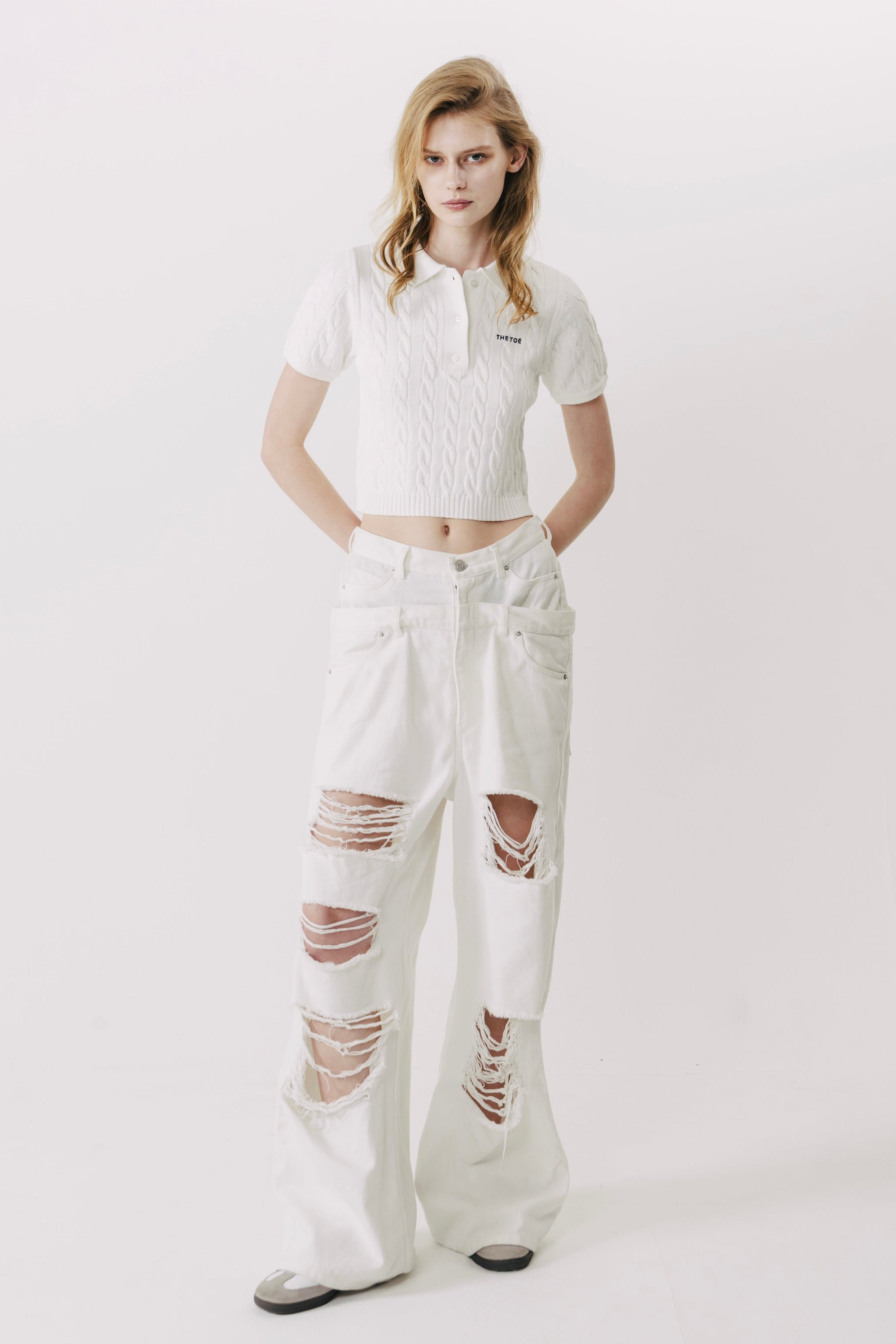 Lexington Double Belt Denim Pants