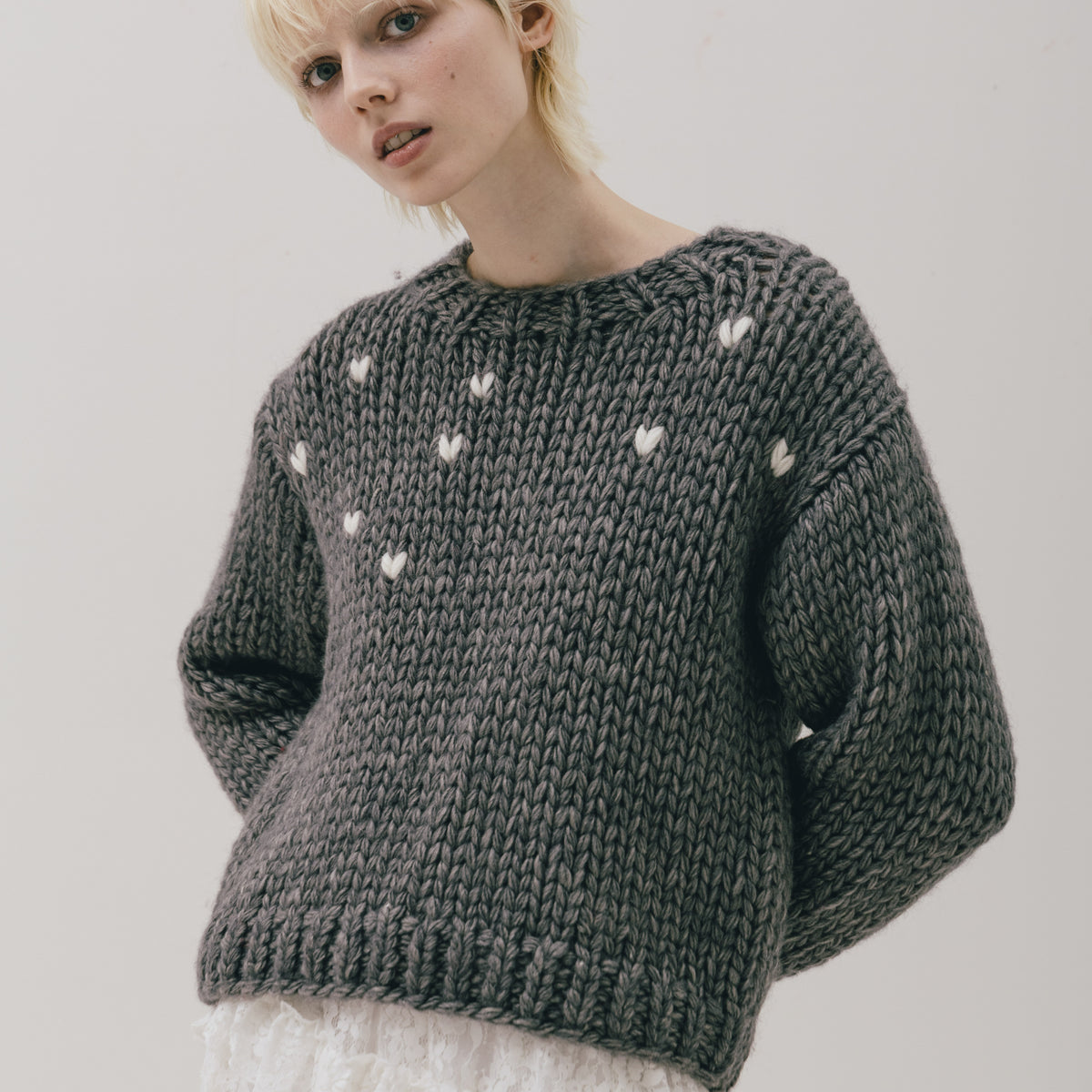 Notting-Hill heart knit