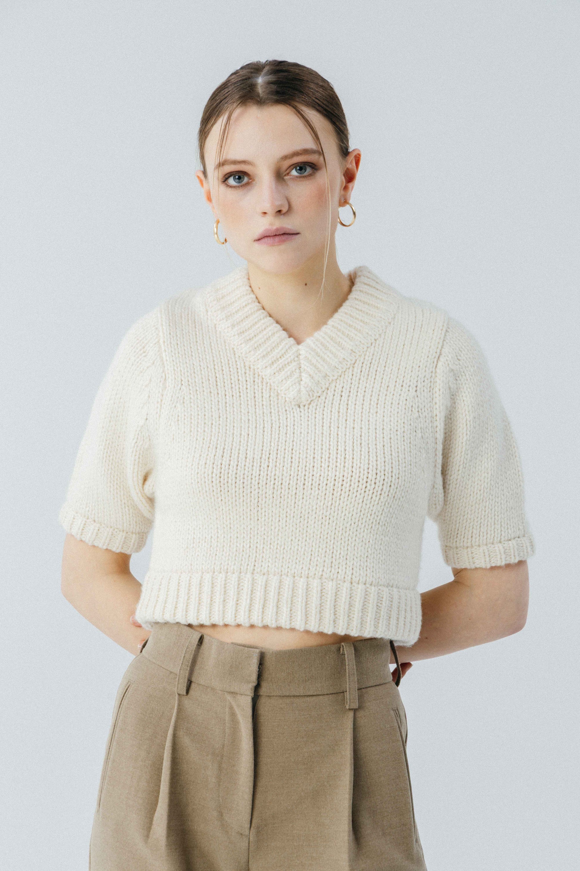 Baklava Crop Knit