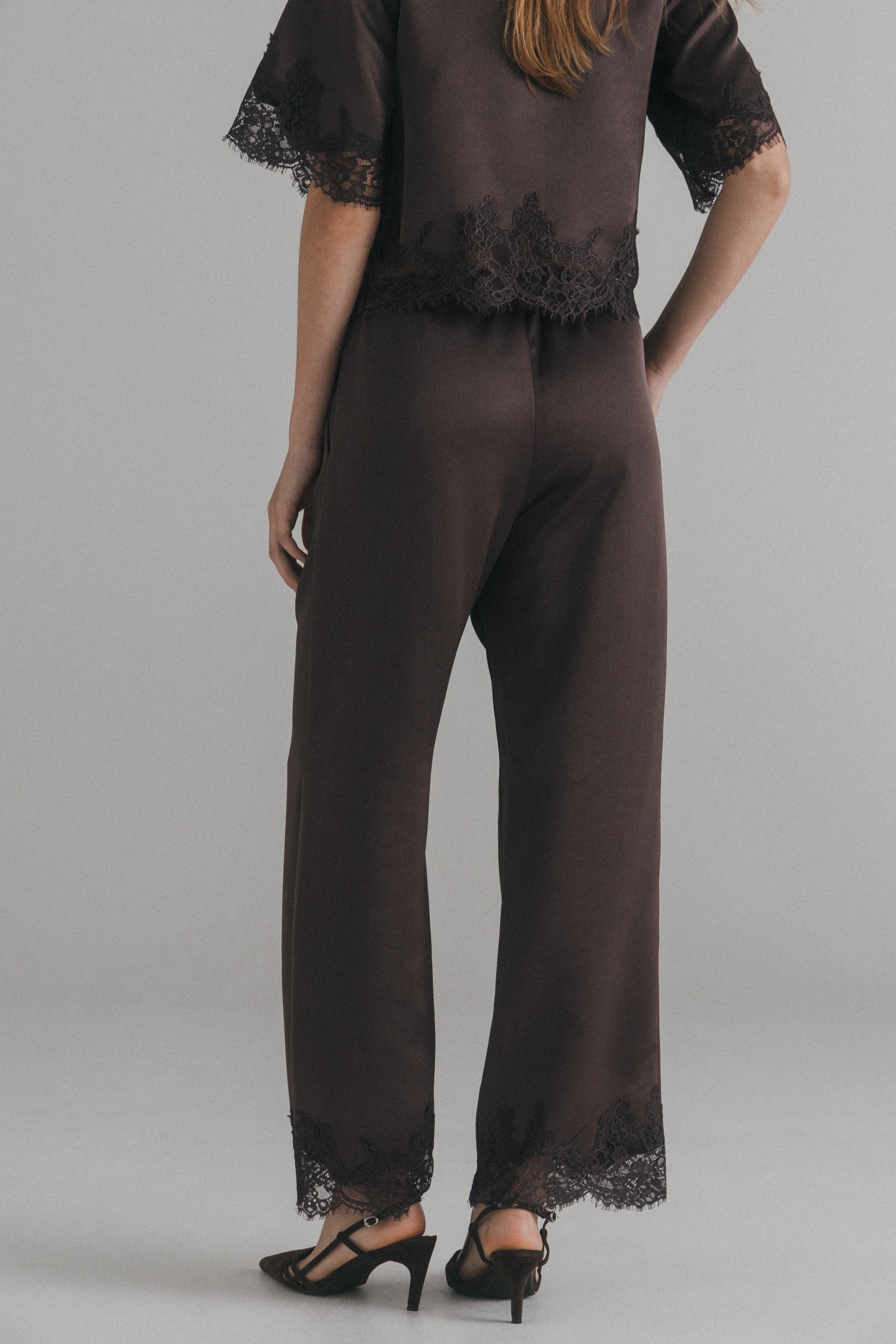 Egelantier Satin Pants