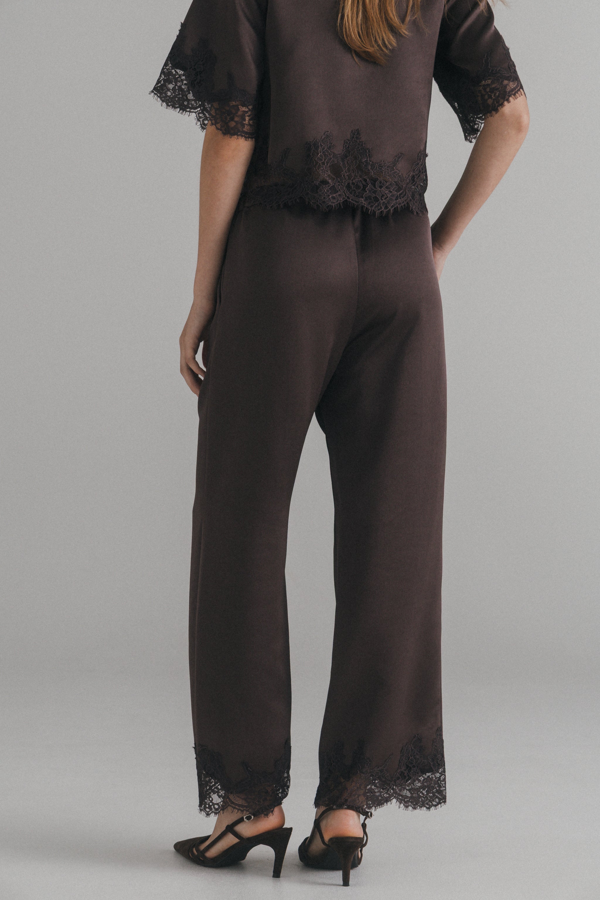 Egelantier Satin Pants