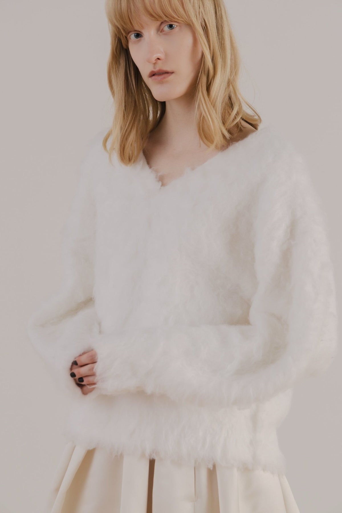 Eltz Shaggy Vneck Knit