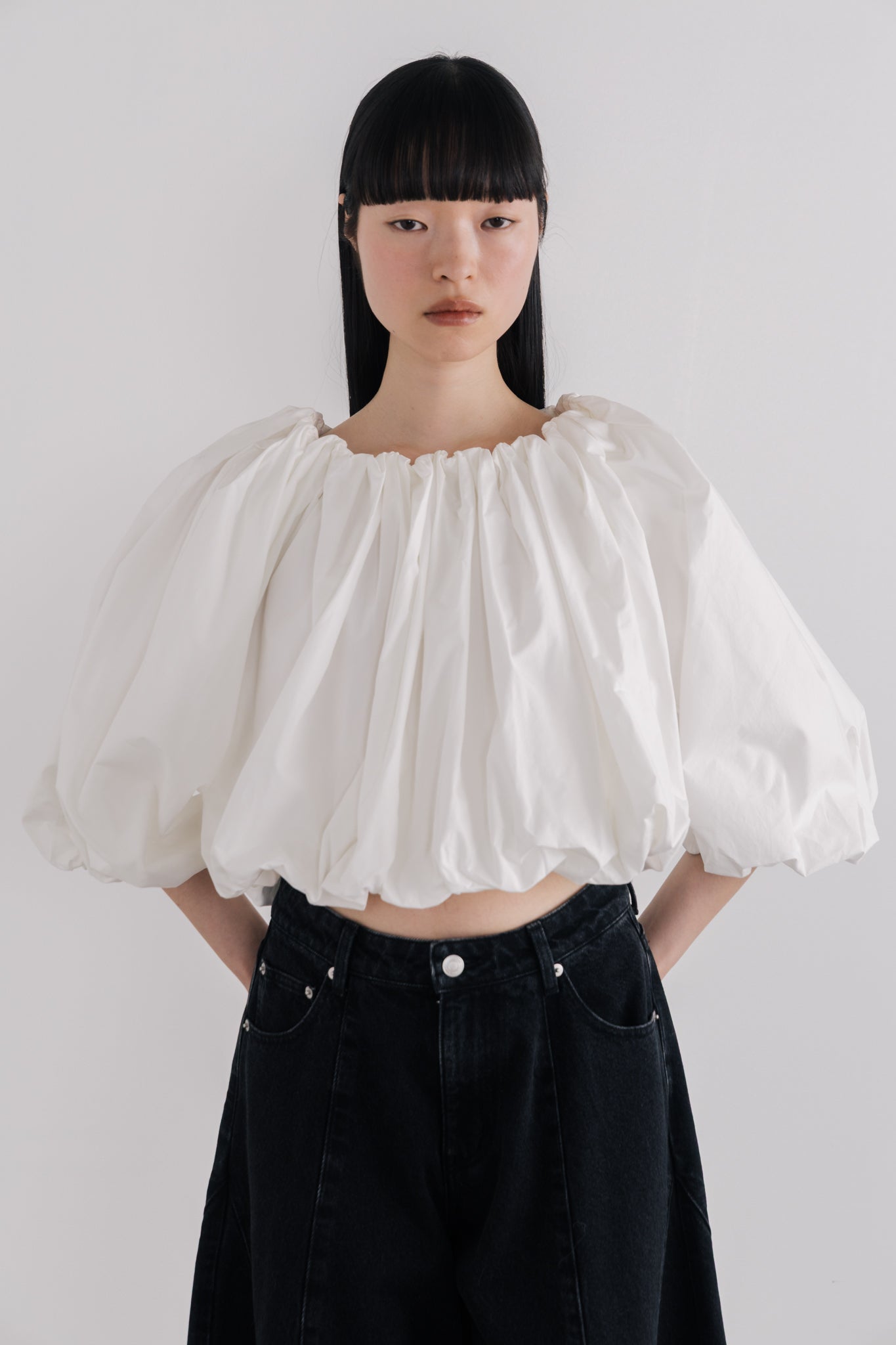 Epidavrou Puff Sleeve Blouse – THE TOÉ