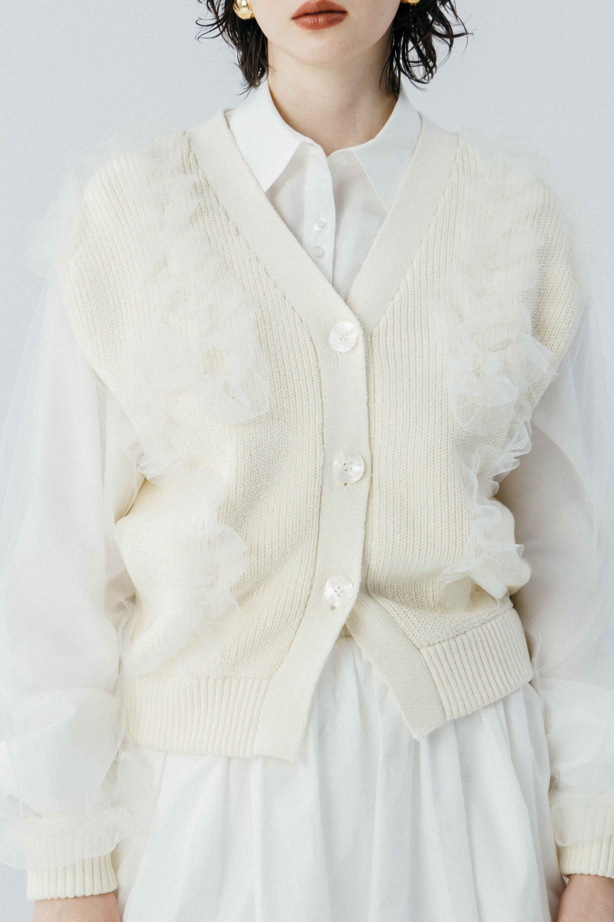 Corfu Tulle Cardigan