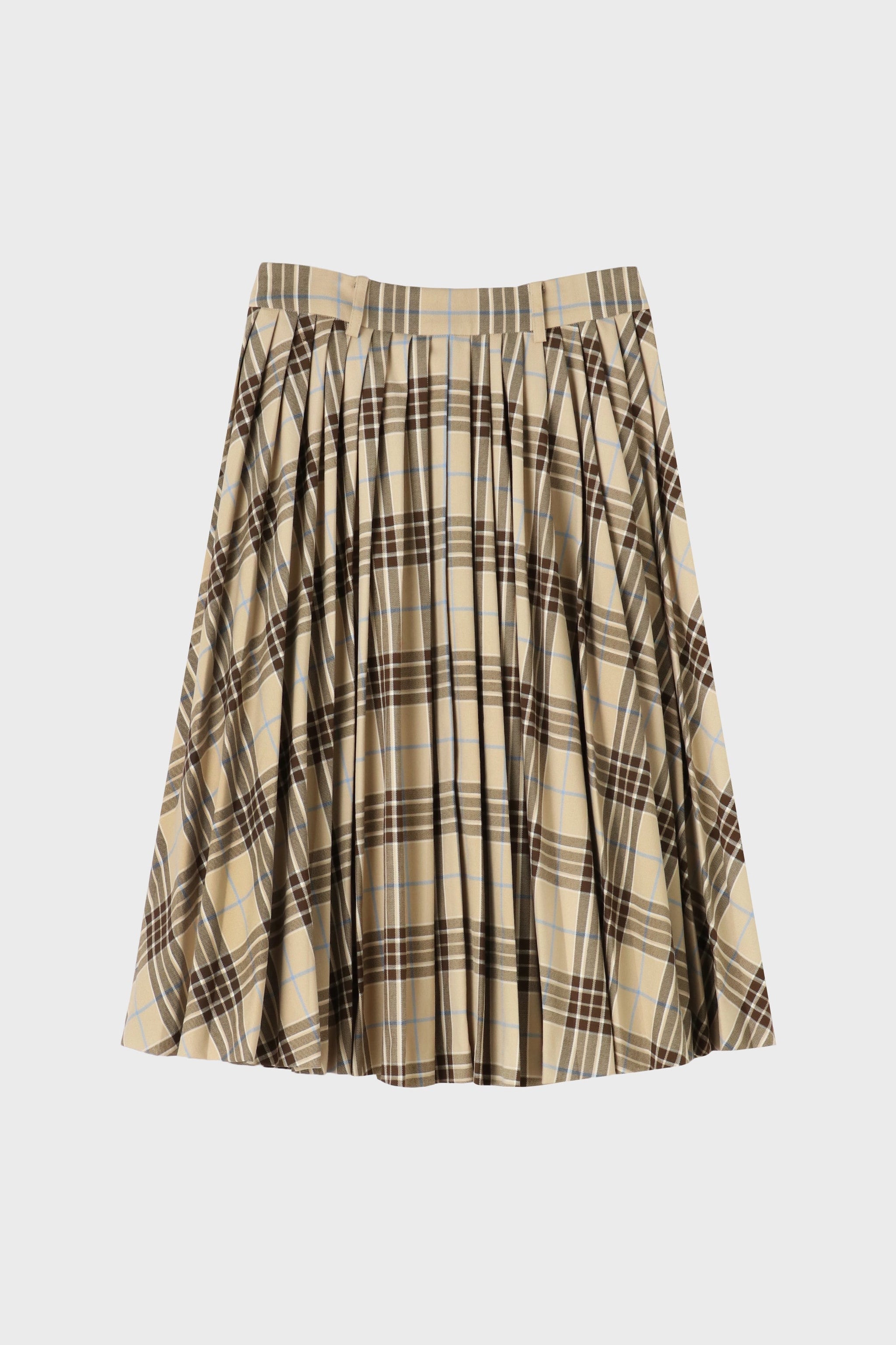 Lyucus pleats skirt -check