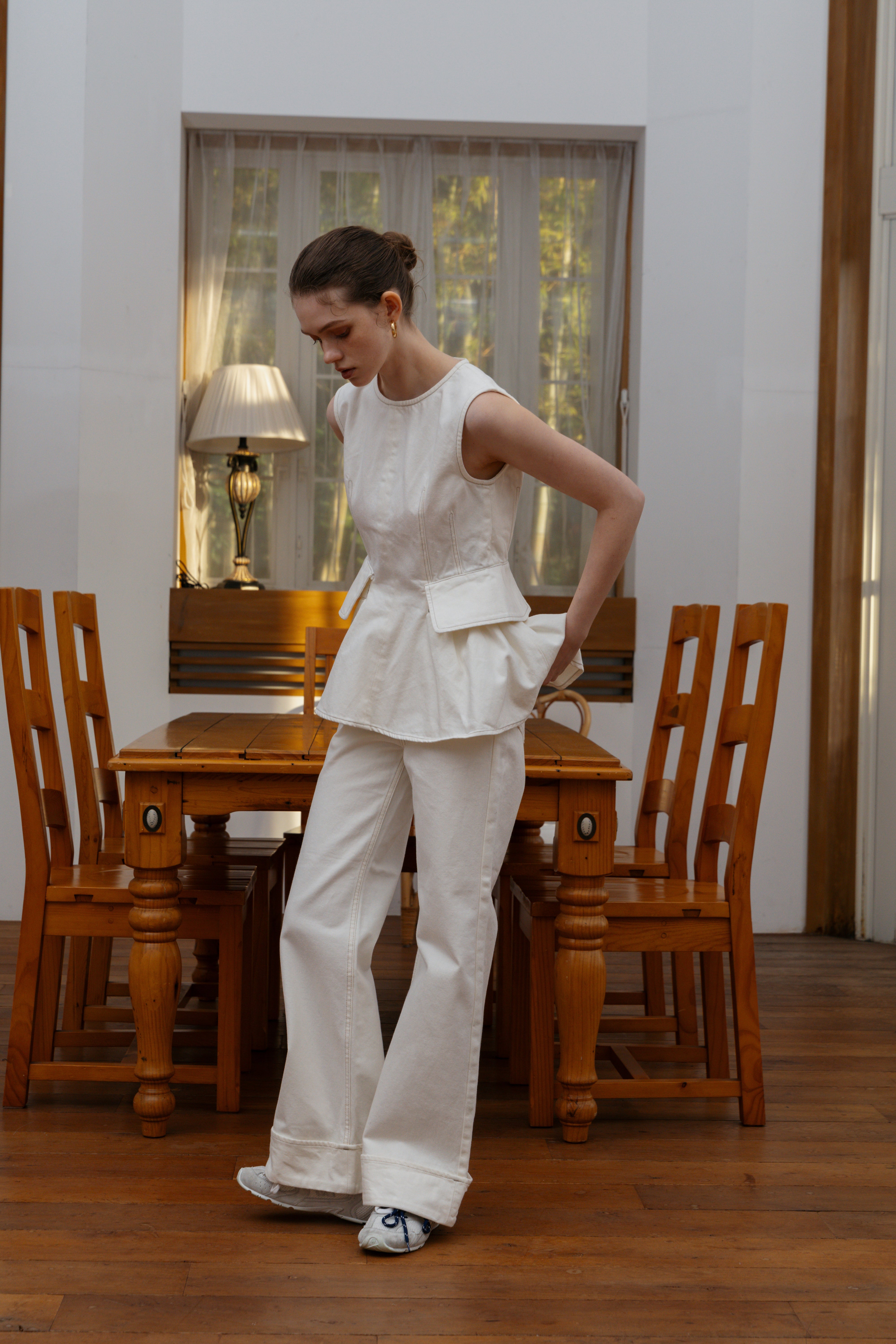 Pericles Peplum Top