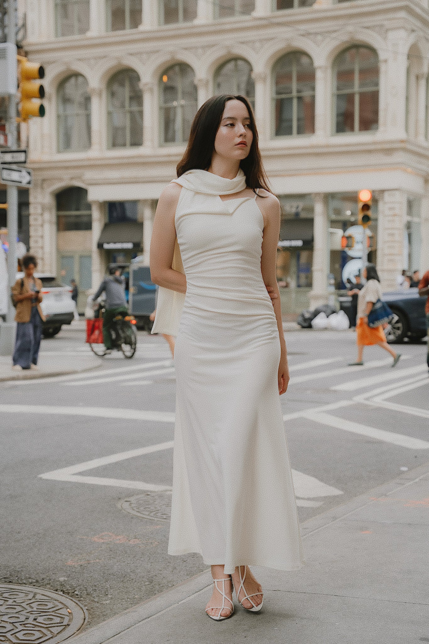 Linge Asymmetry Dress
