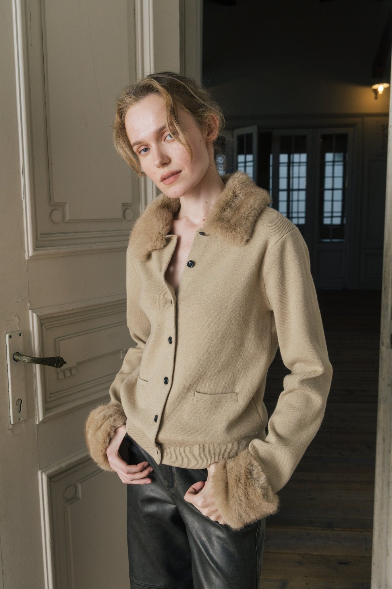 Tervo Fur Cardigan