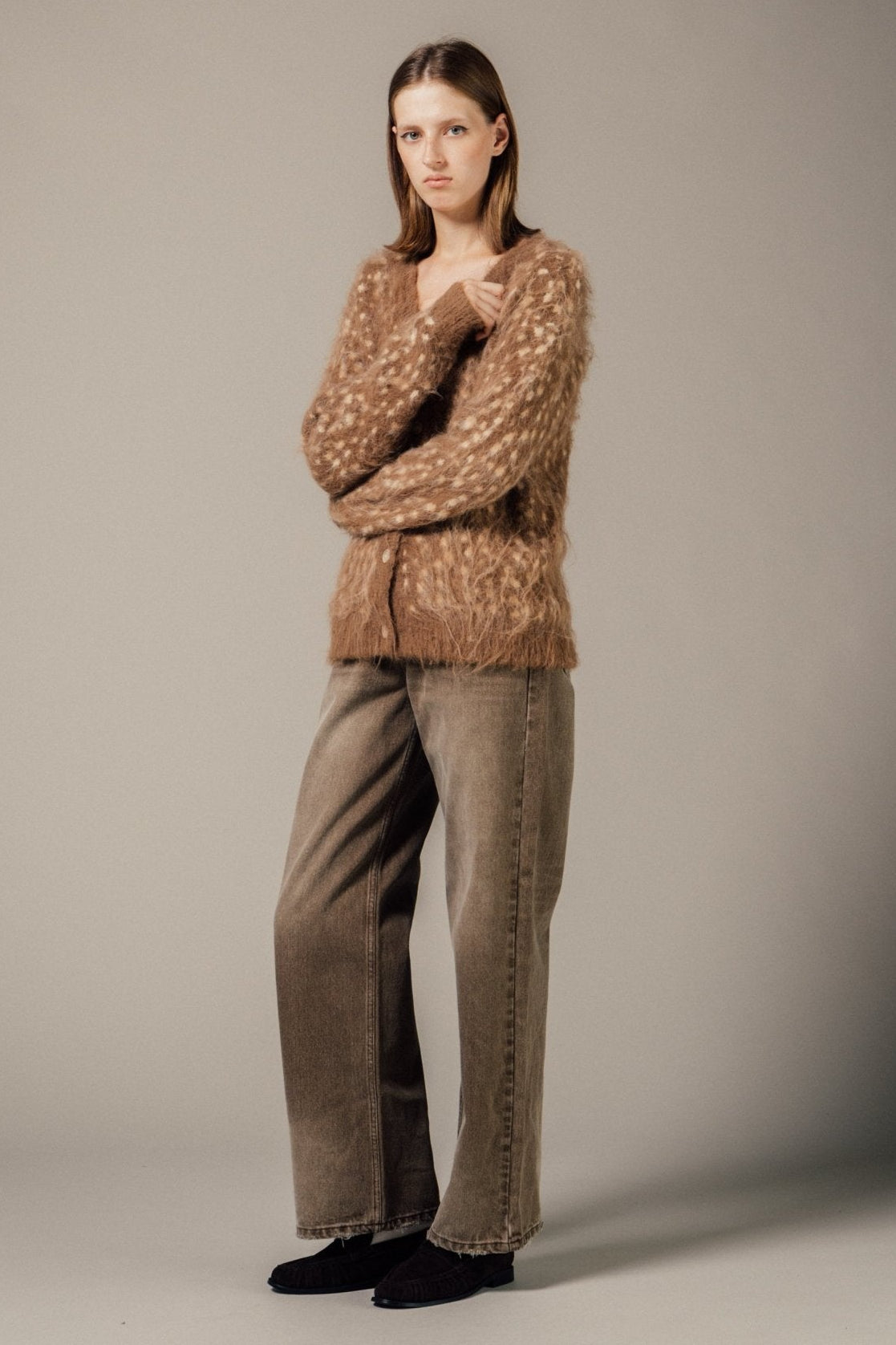 Kaamos Shaggy Cardigan