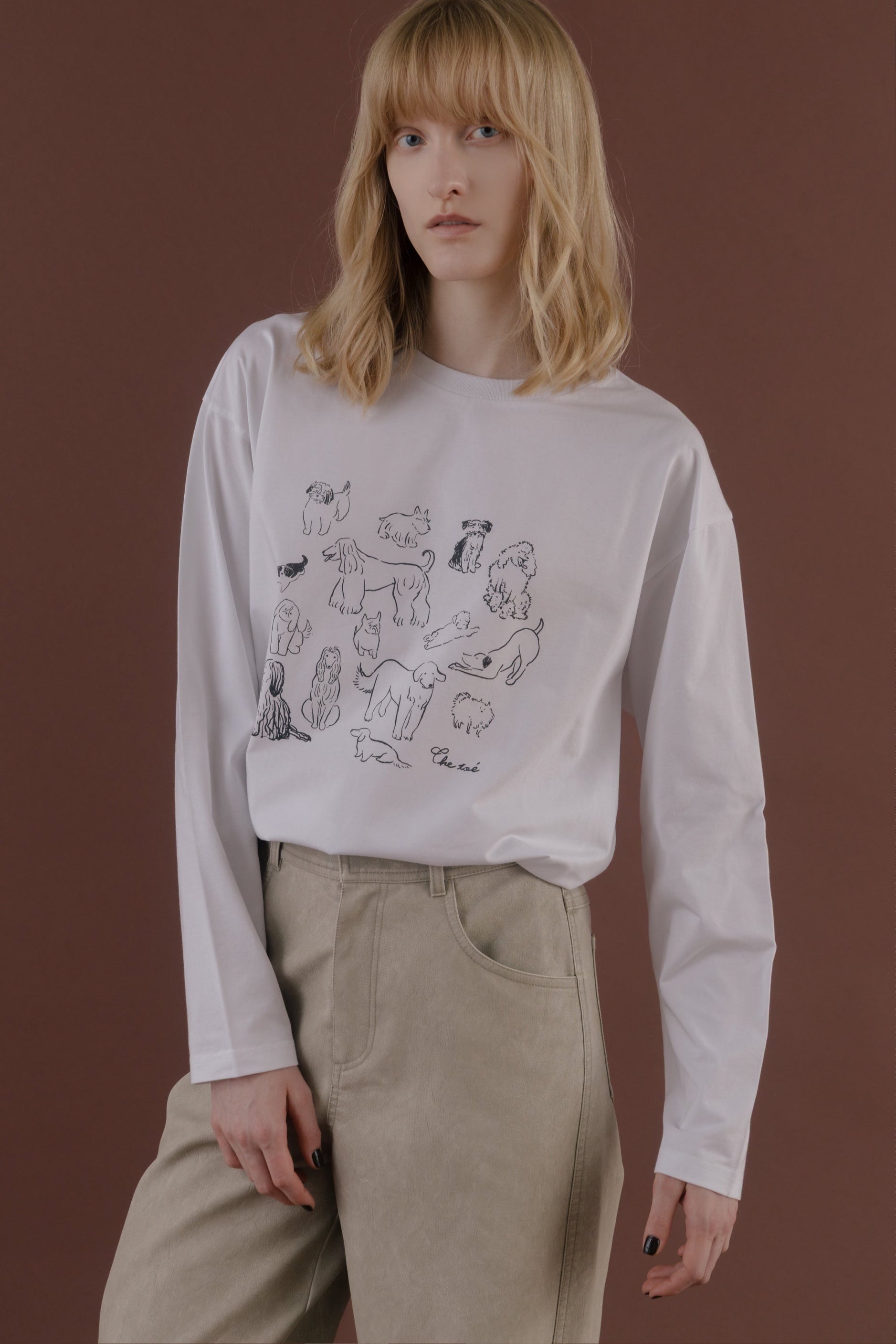 Loriot Dog Long Tee