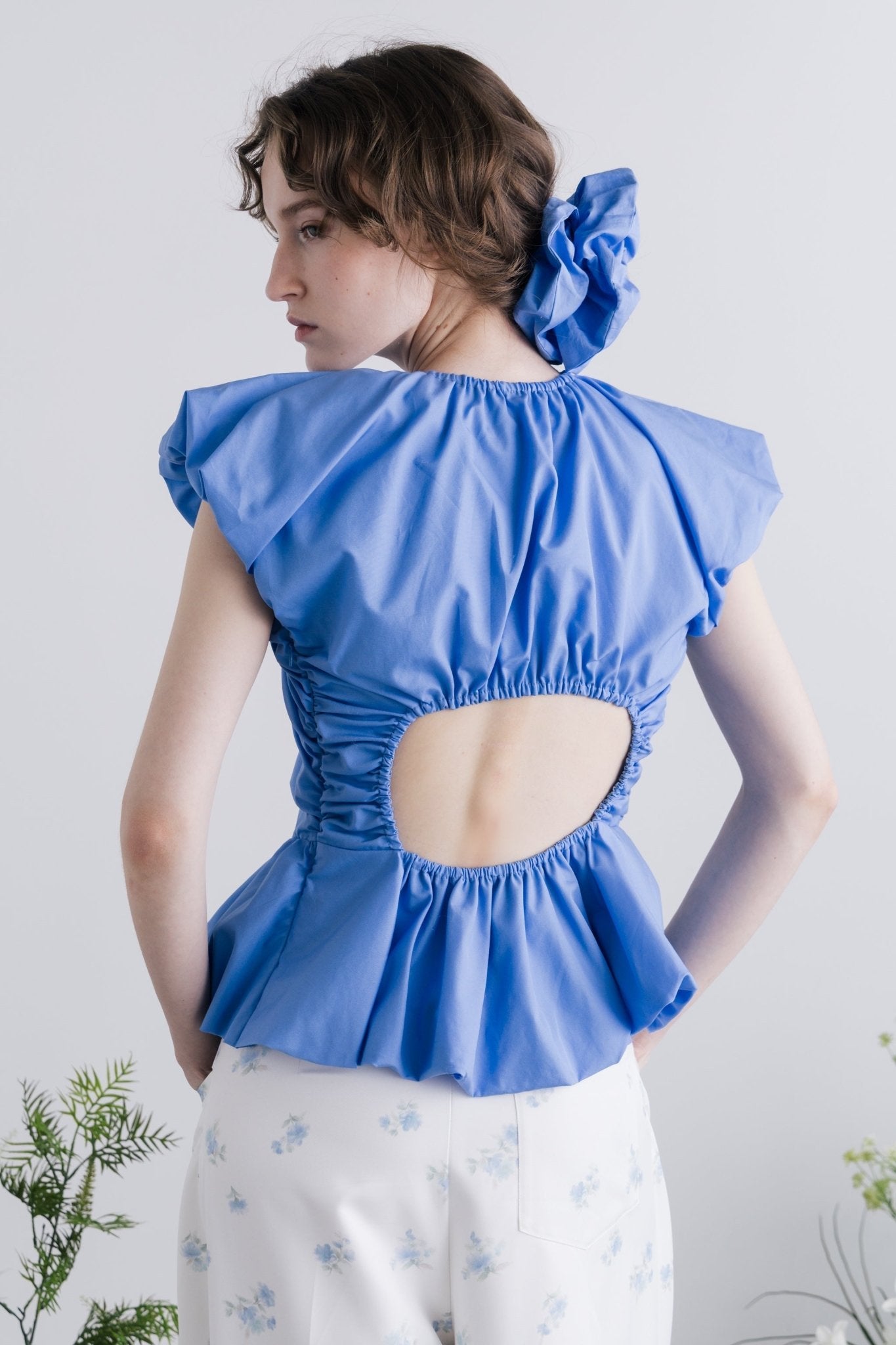 Naxos Poplin Scrunchie