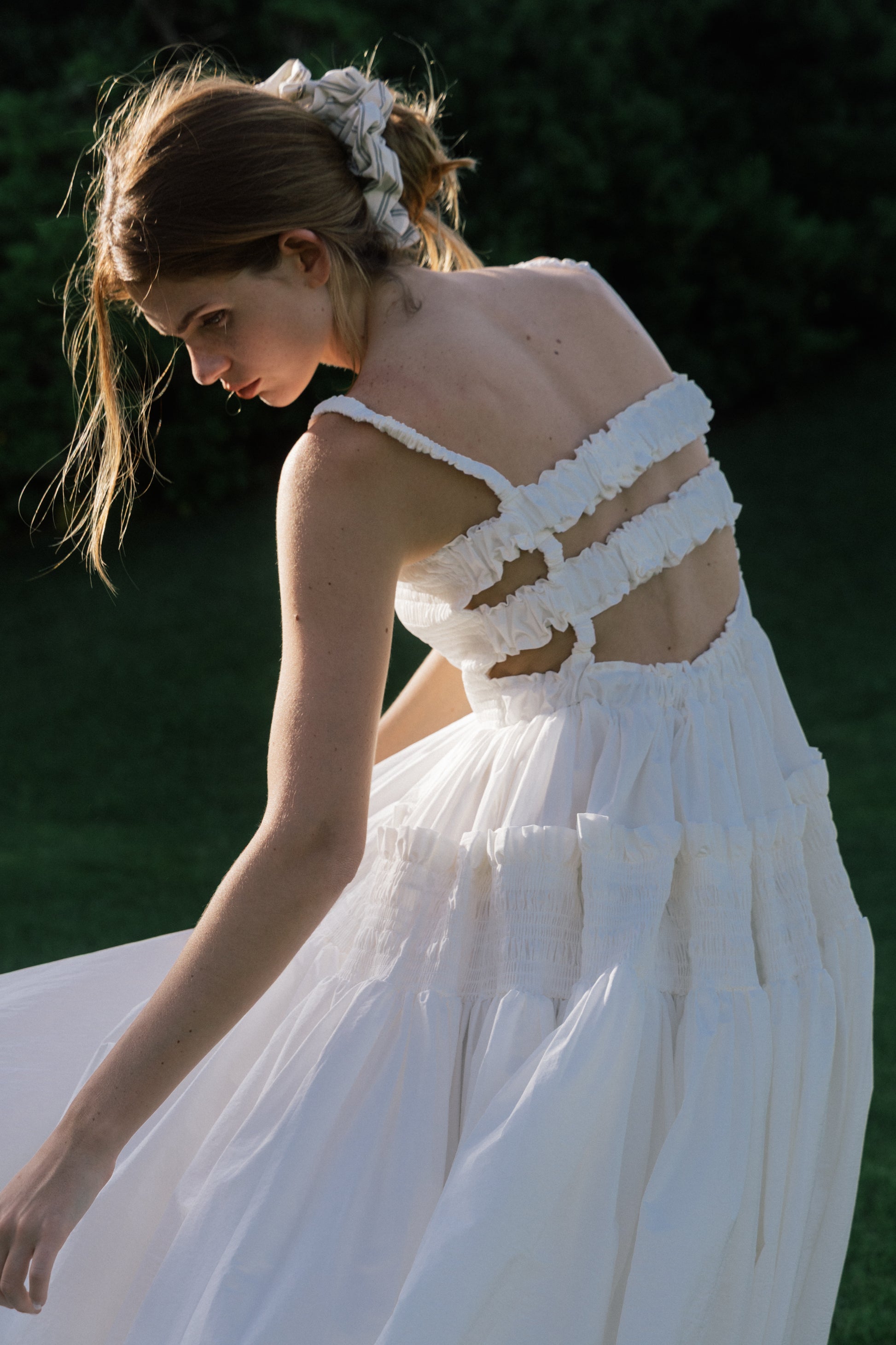Naxos Poplin Scrunchie