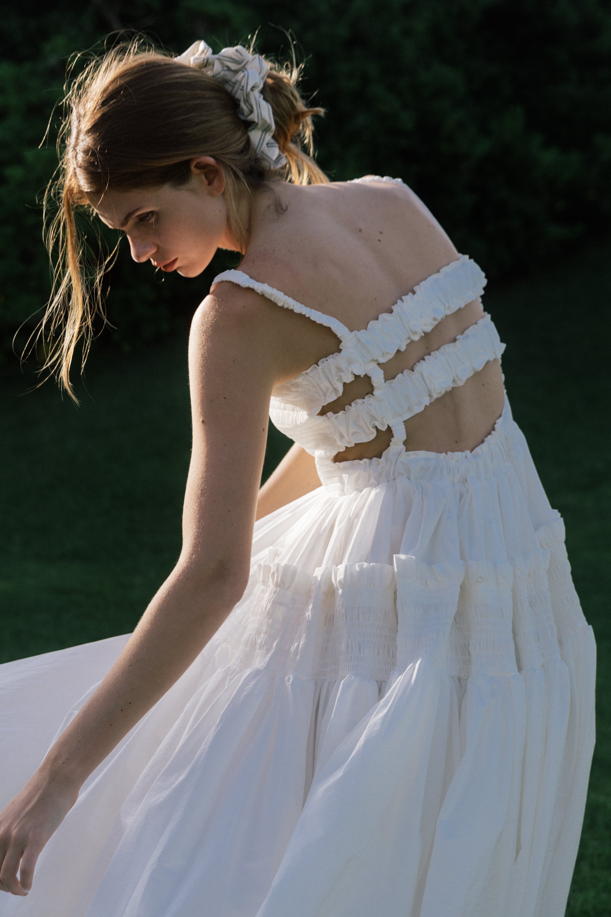 Naxos Poplin Scrunchie