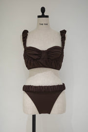 Peel Gather Swimwear - black
