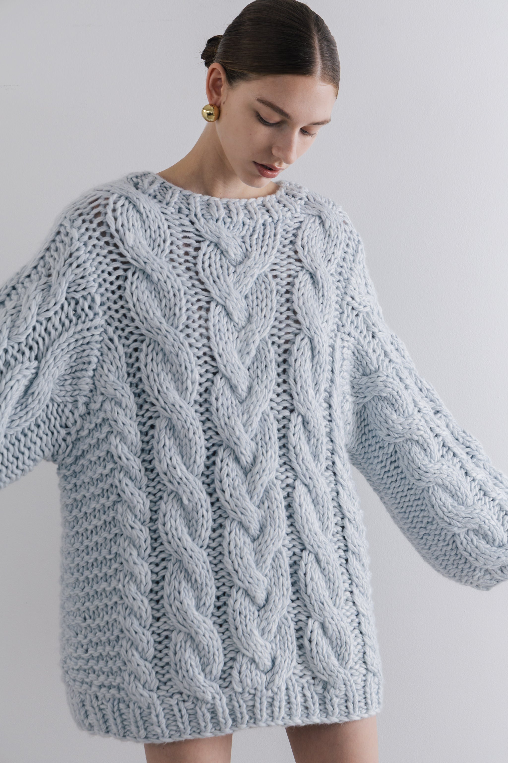 THE TOE MARAIS HANDMADE KNIT アイボリー Marais Handmade Knit – THE TOÉ
