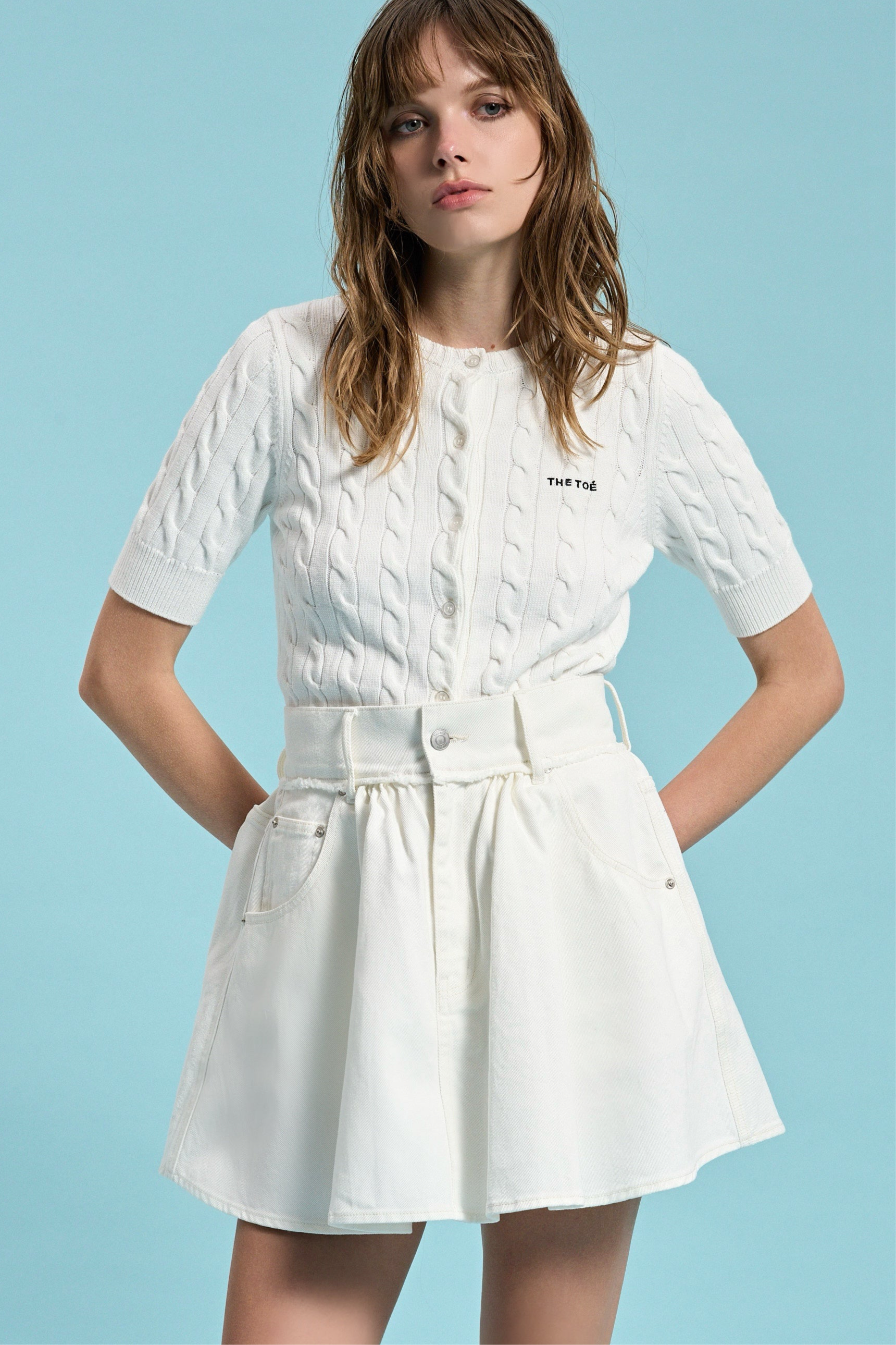 Olympia Denim Skirt