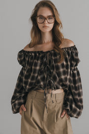 Porvoo Plaid Blouse