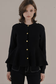 Rosen Peplum Cardigan
