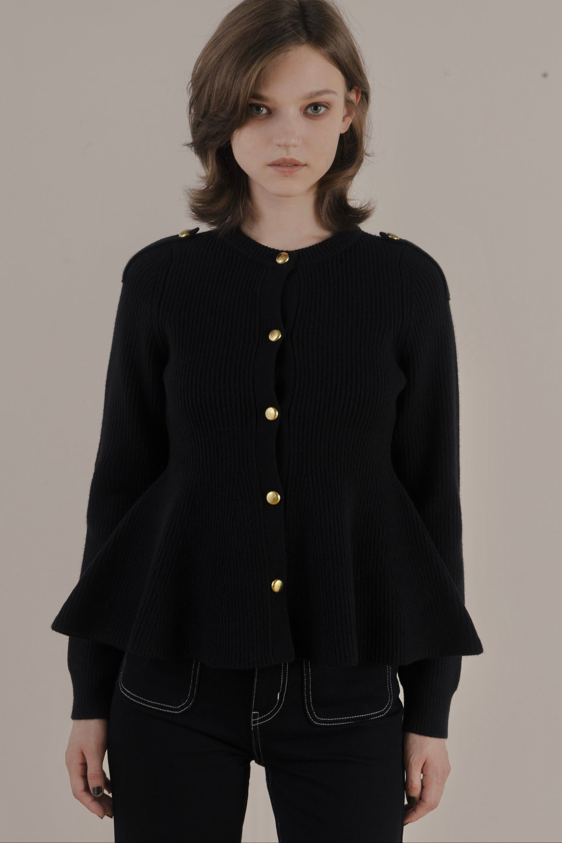 Rosen Peplum Cardigan