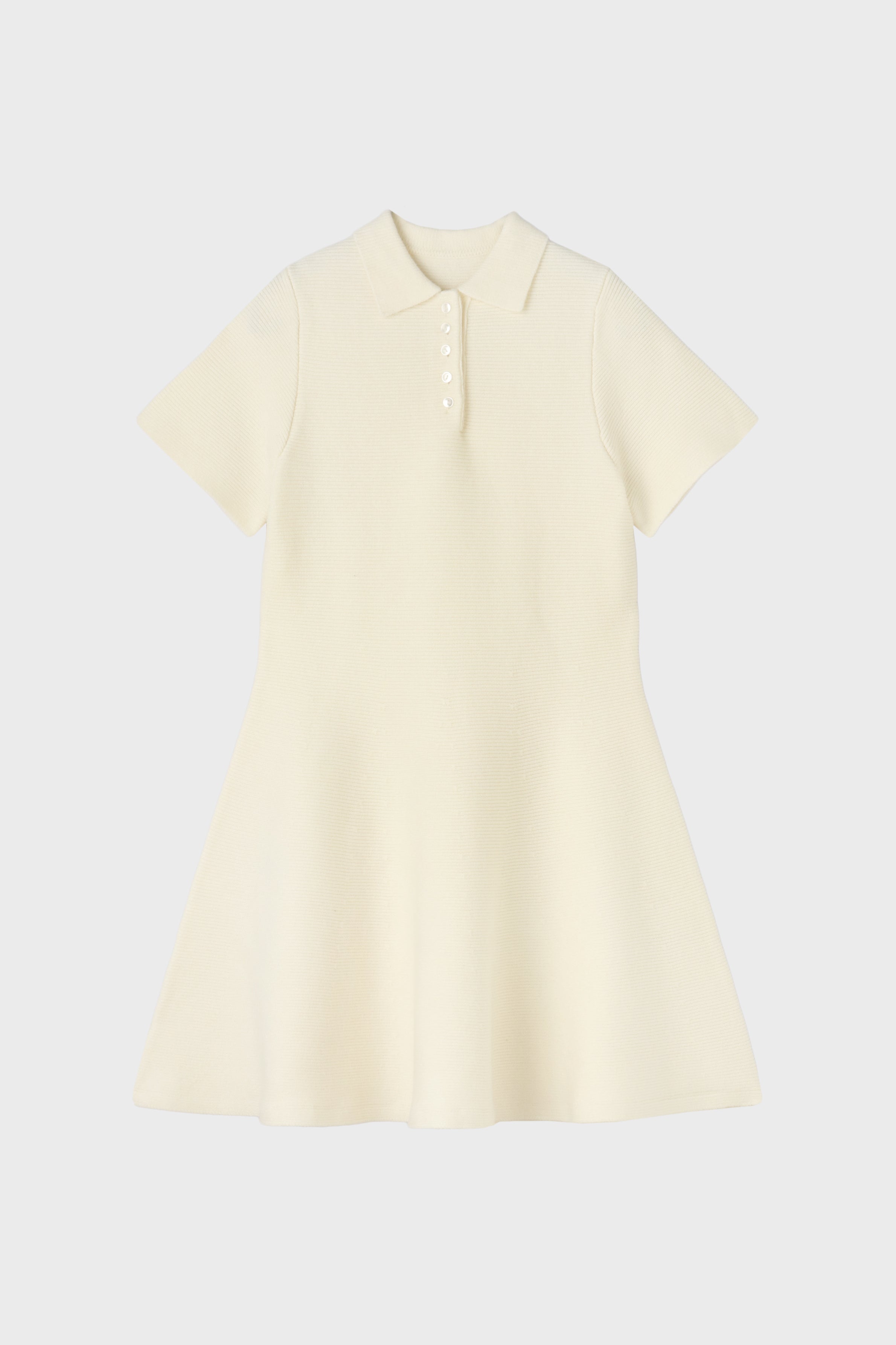 Reims Short Sleeve Flare Onepiece – THE TOÉ