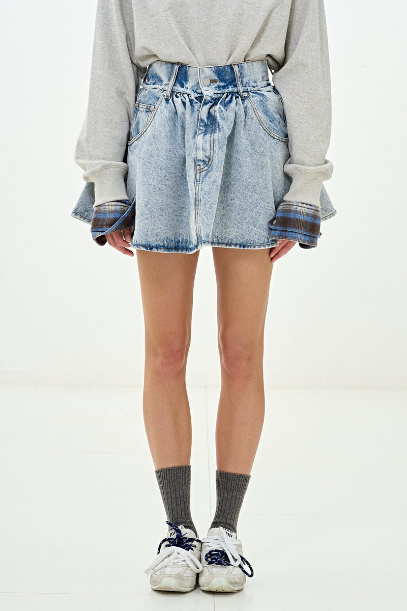 Olympia Denim Skirt