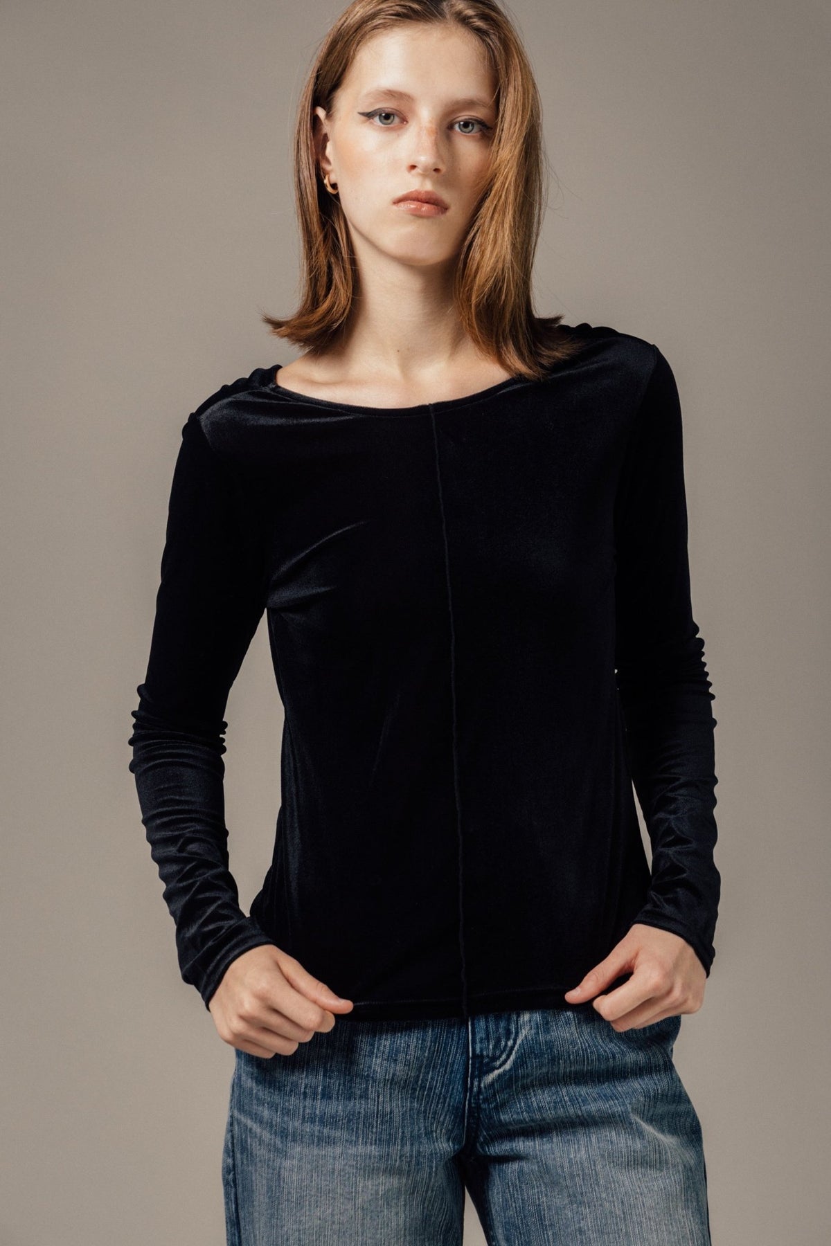 Kittila Velour Twist Top