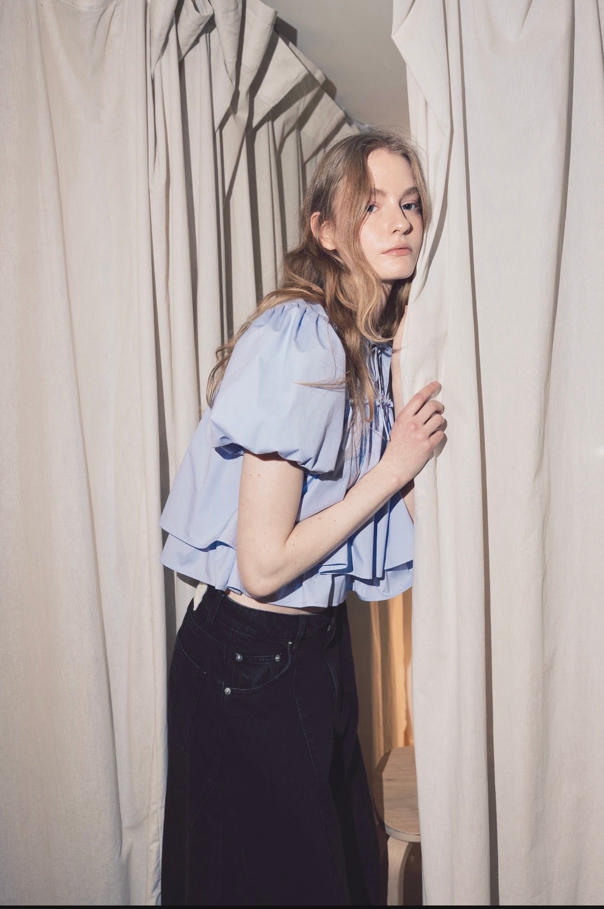 Porto Puff Blouse
