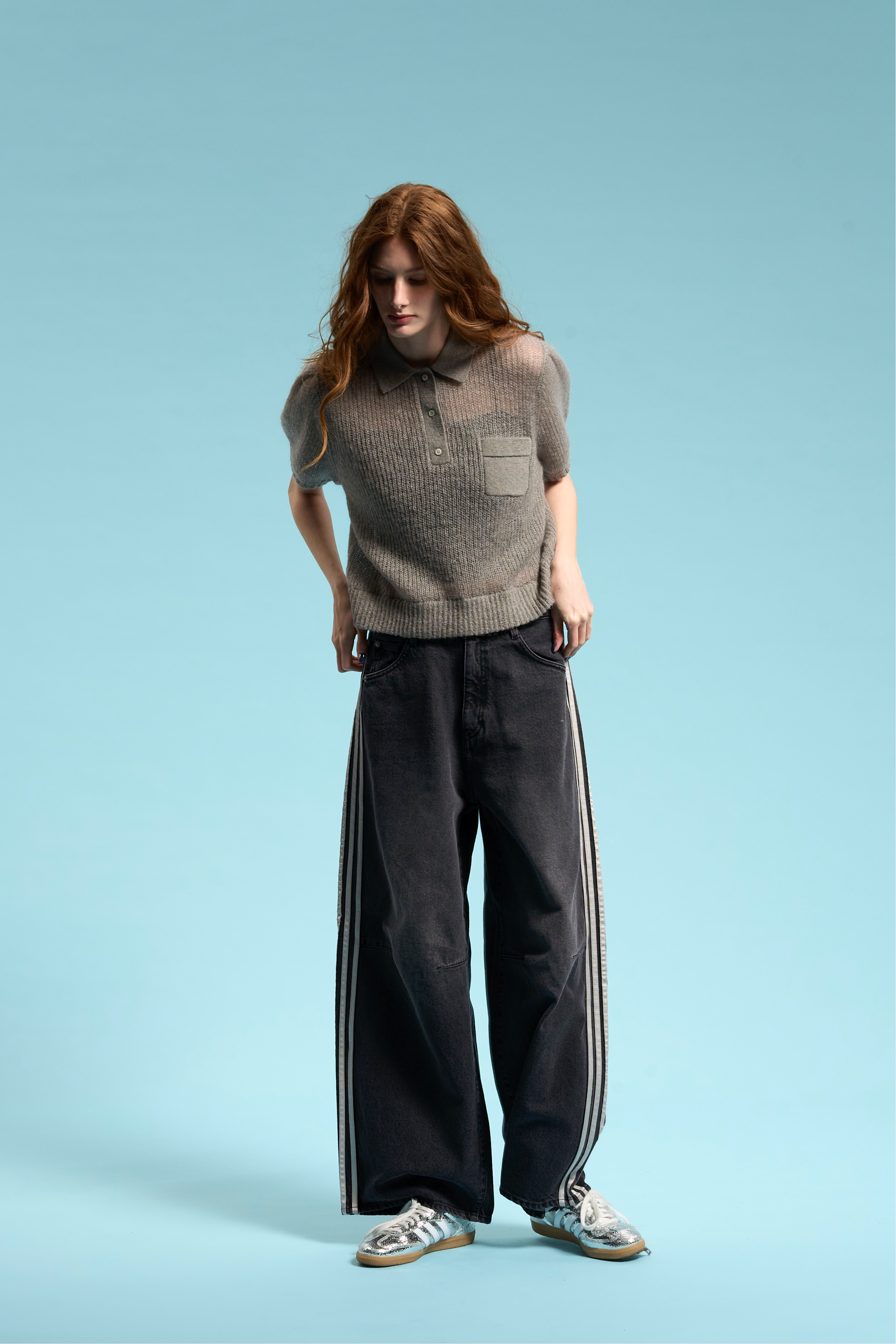 Emirates track denim pants – THE TOÉ Emirates track denim pants – THE TOÉ
