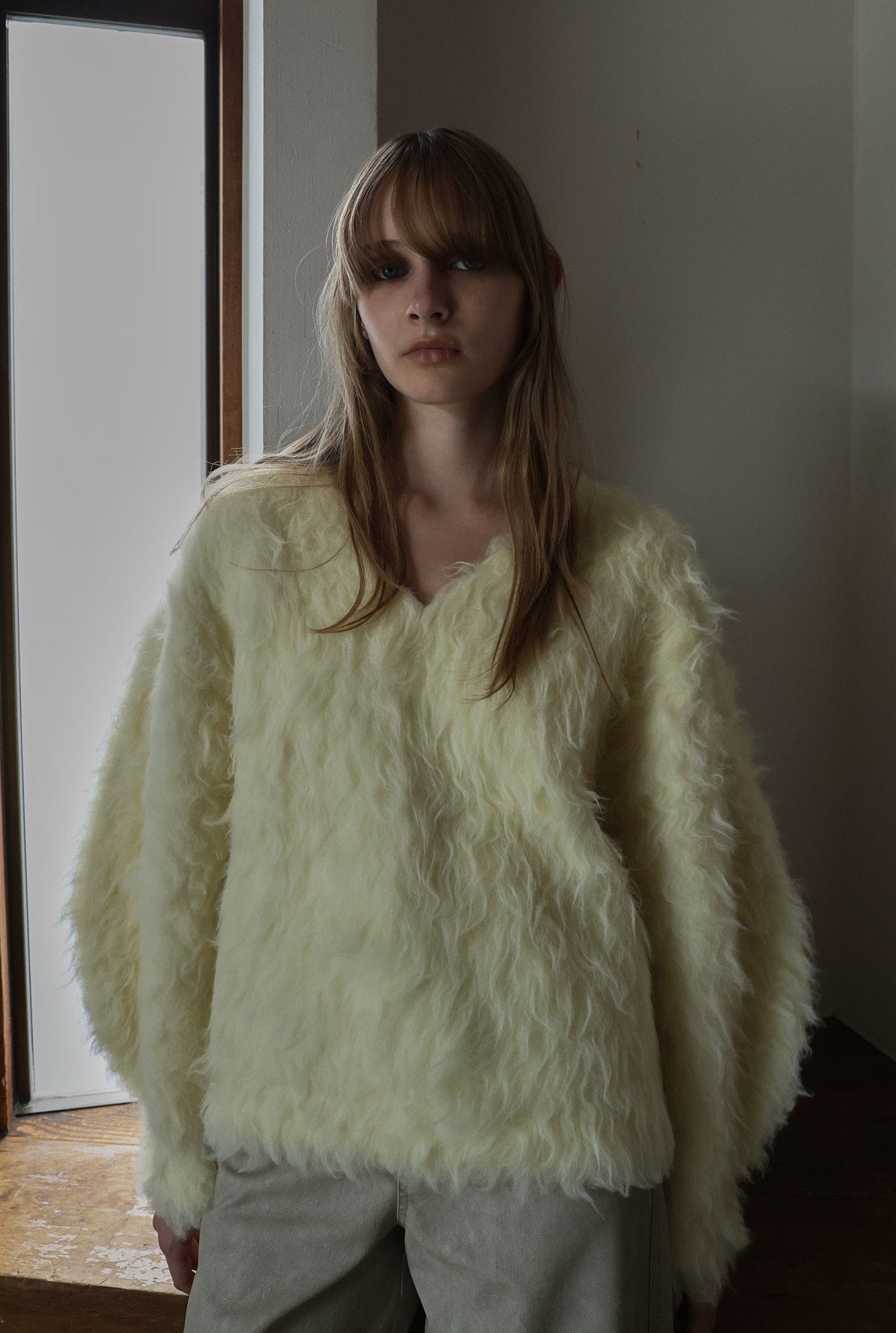 Eltz Shaggy Vneck Knit