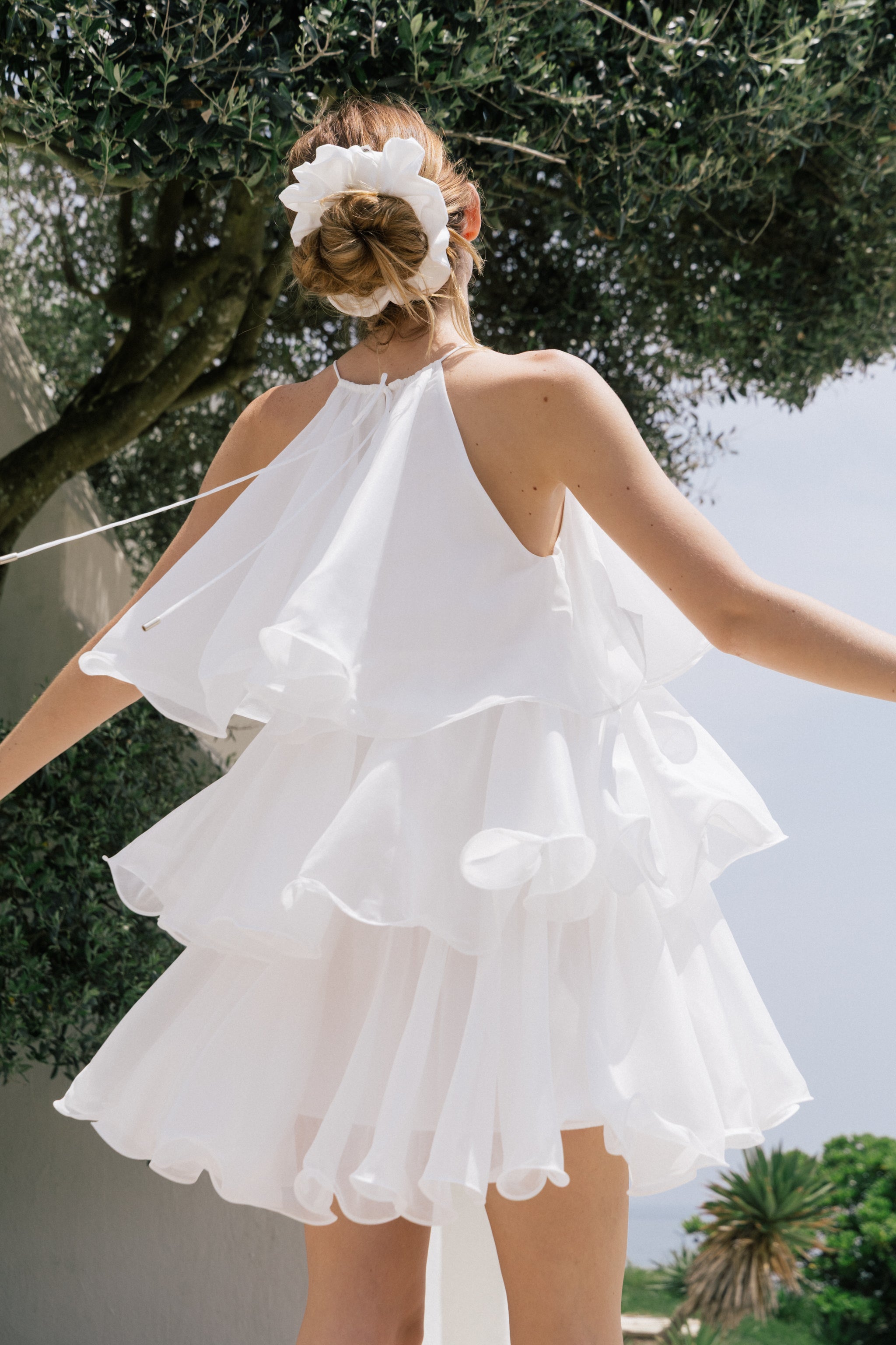 【THE TOÉ】Hesiod Frills Dress M Hesiod Frills Dress – THE TOÉ