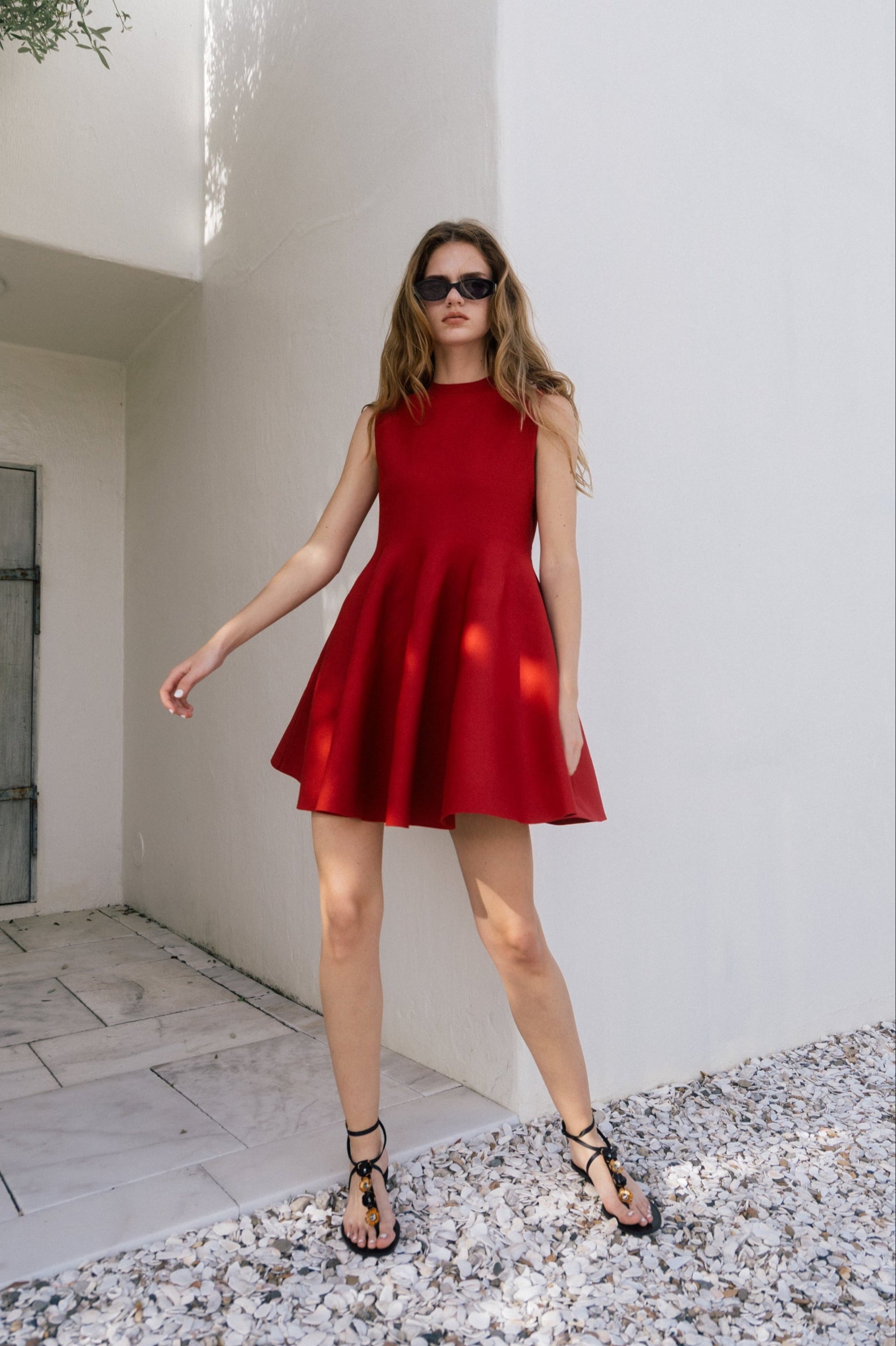 NoMad Sleeveless Flare Onepiece