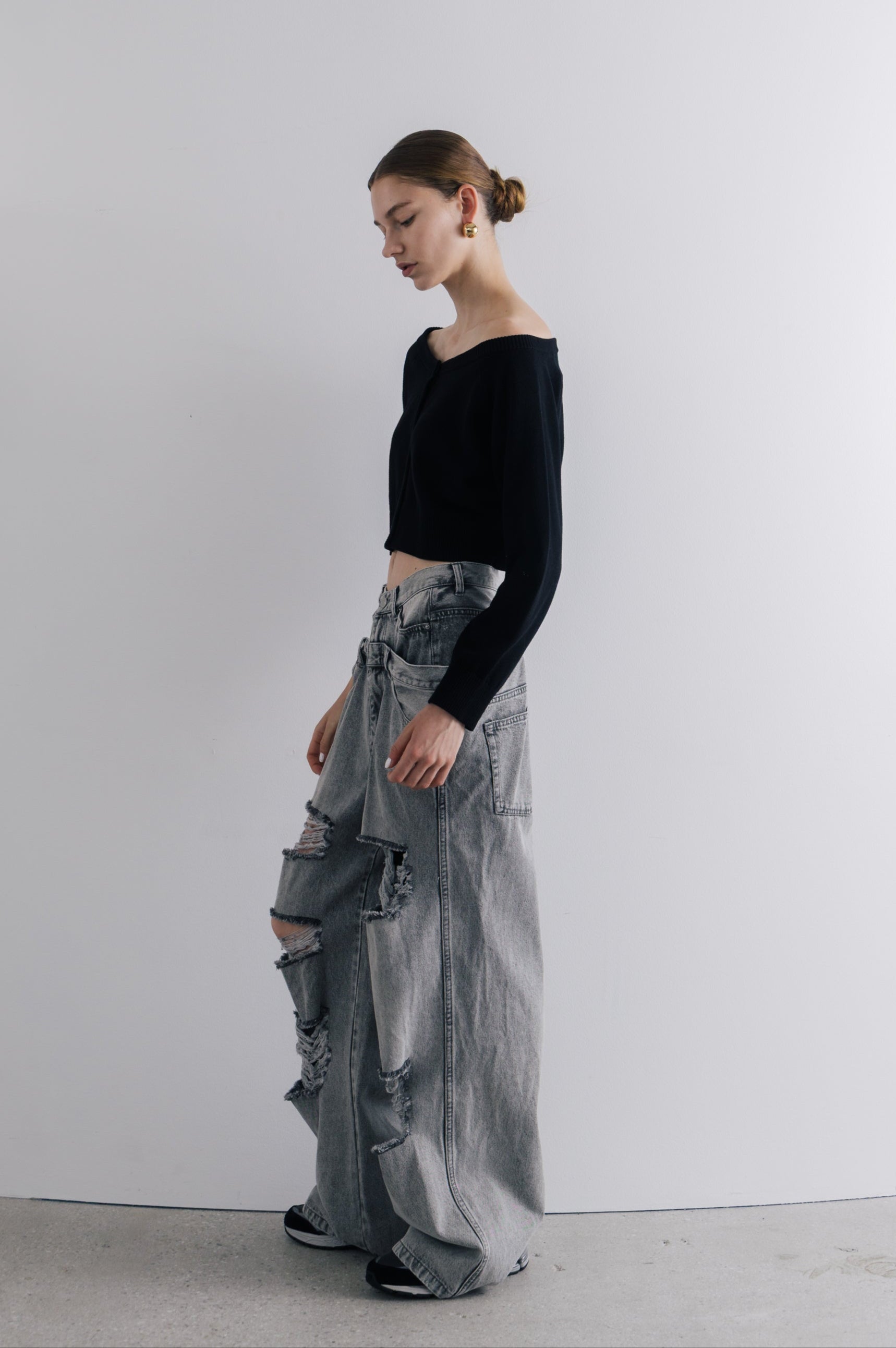 Lexington Double Belt Denim Pants