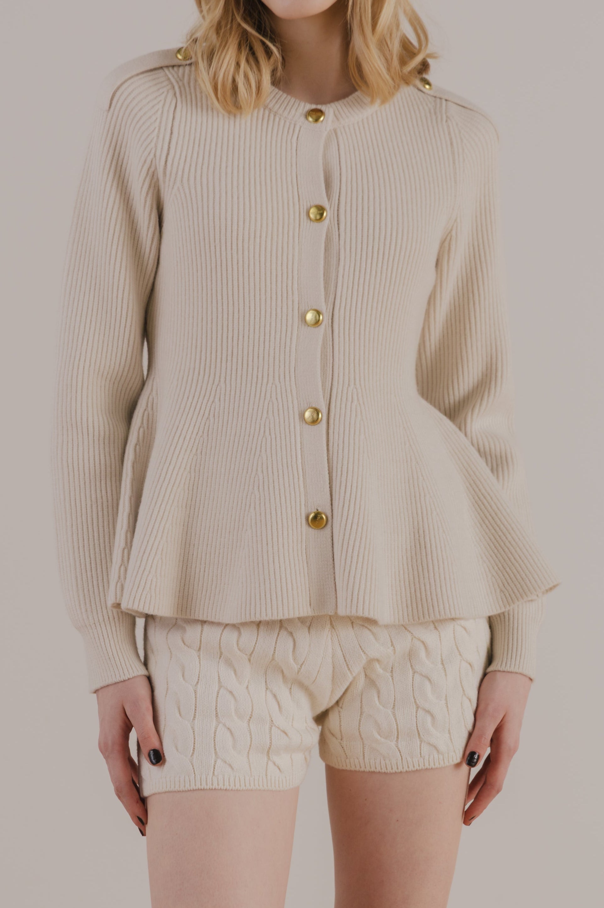 Rosen Peplum Cardigan