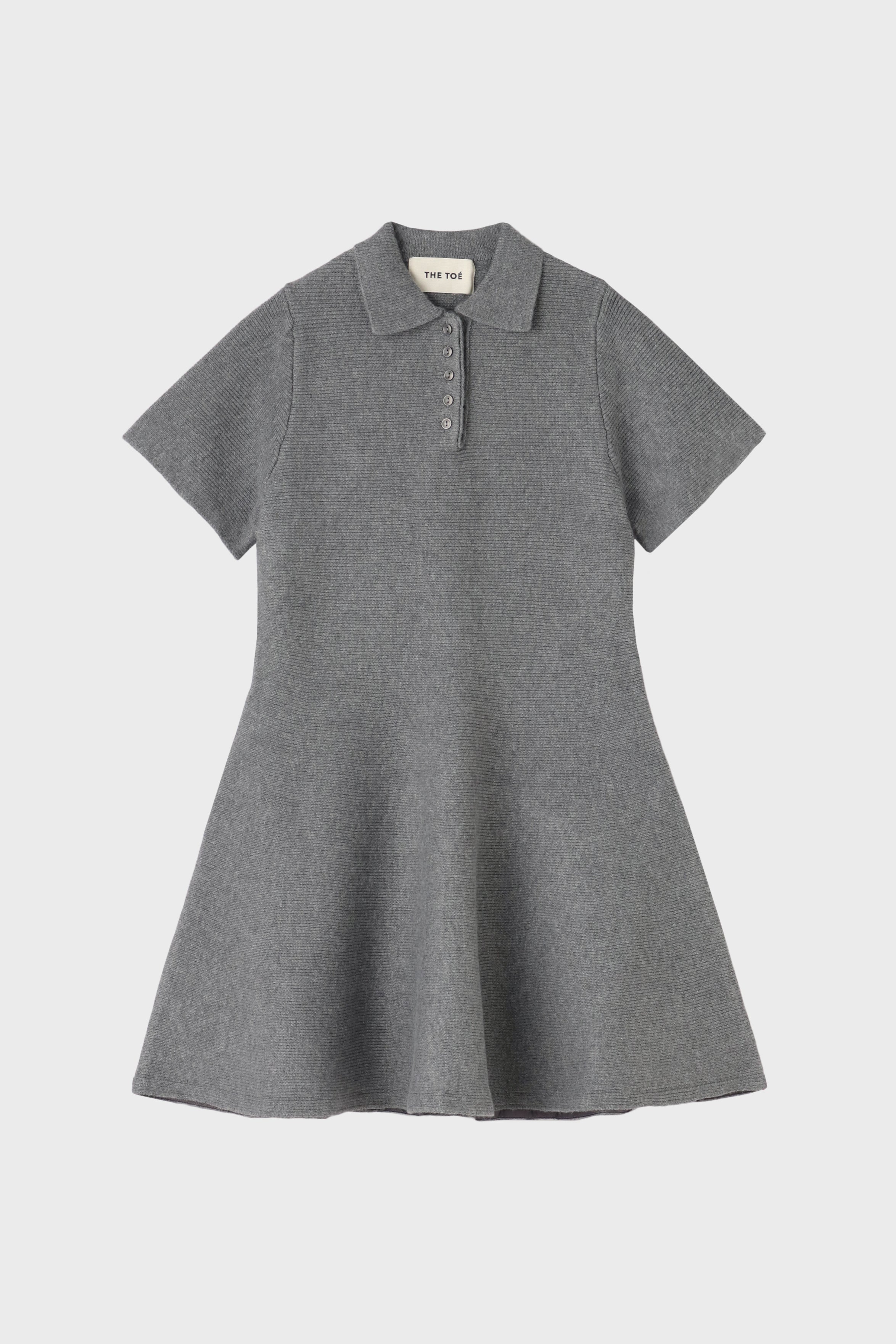 Reims Short Sleeve Flare Onepiece – THE TOÉ