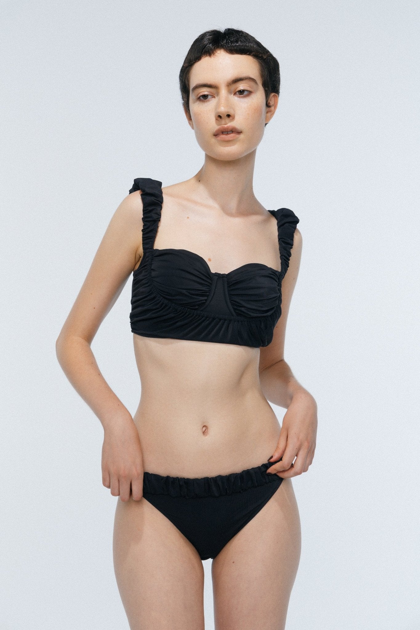 Peel Gather Swimwear