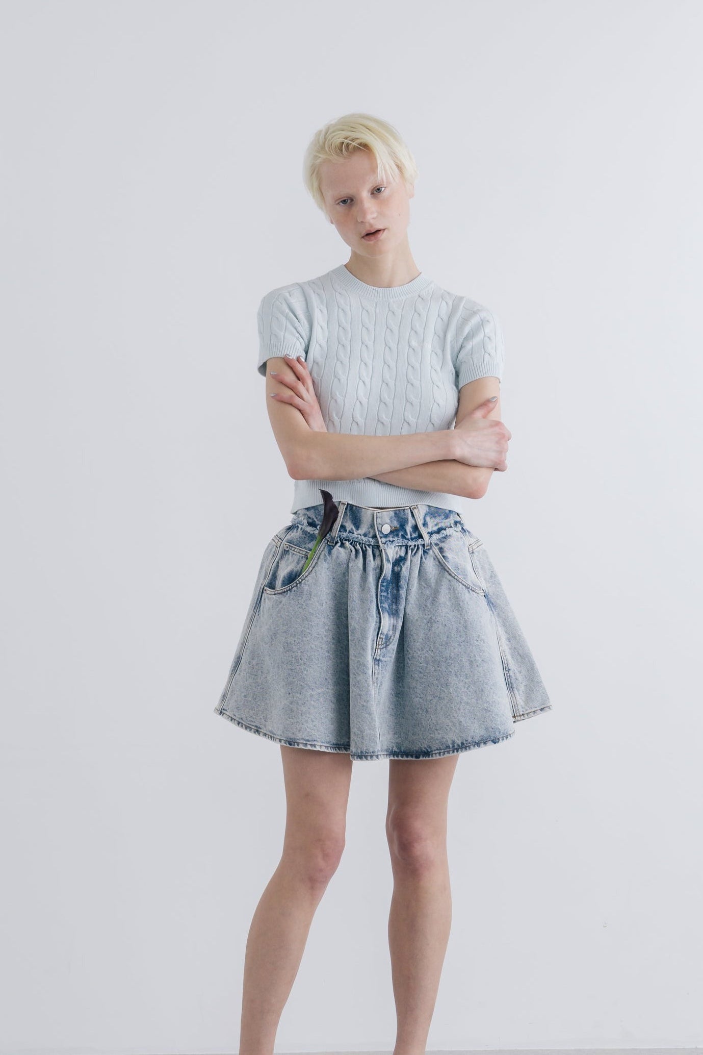 Olympia Denim Skirt