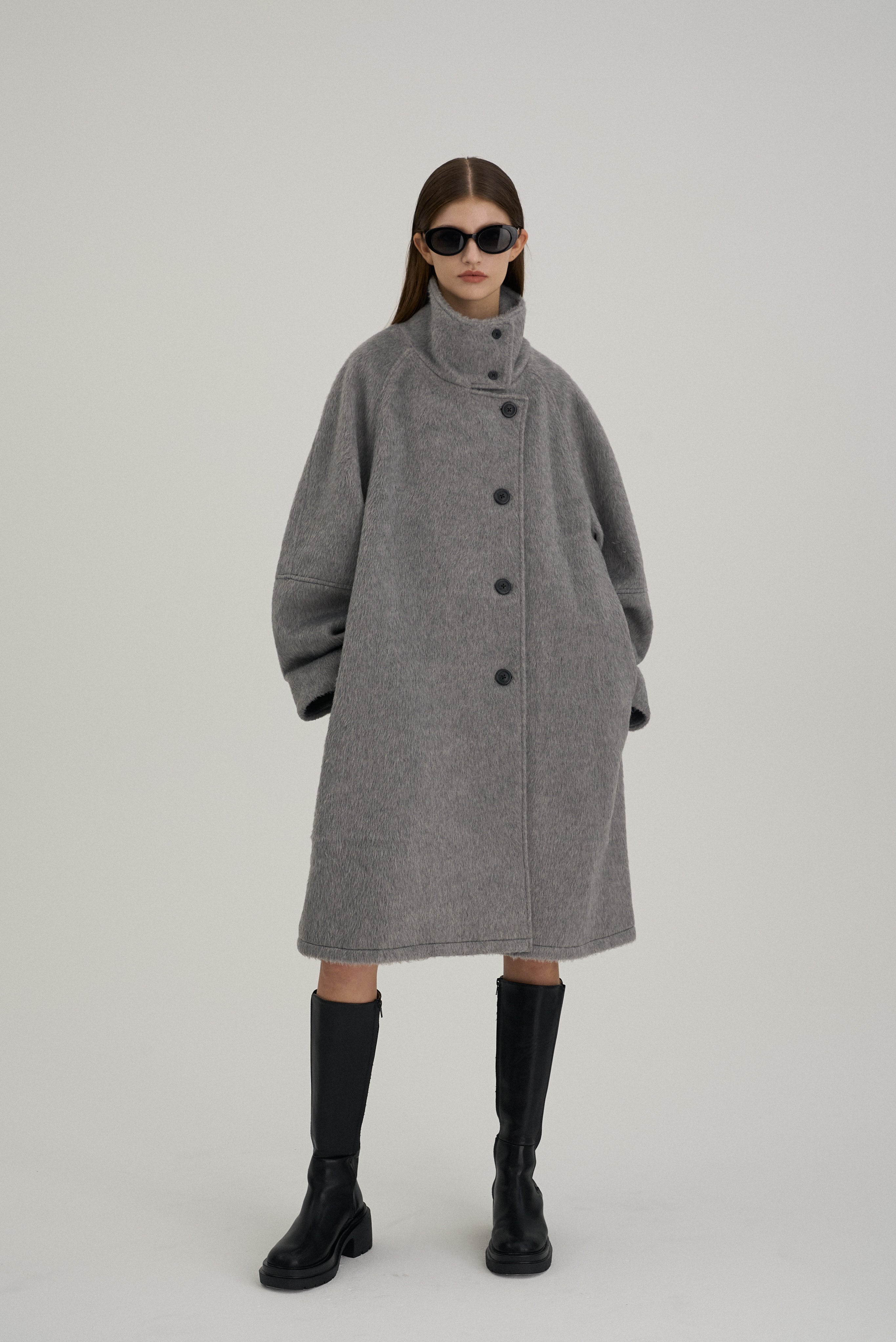 Chambéry standneck coat