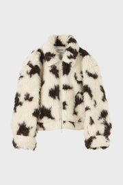 Breite Shaggy Jacket